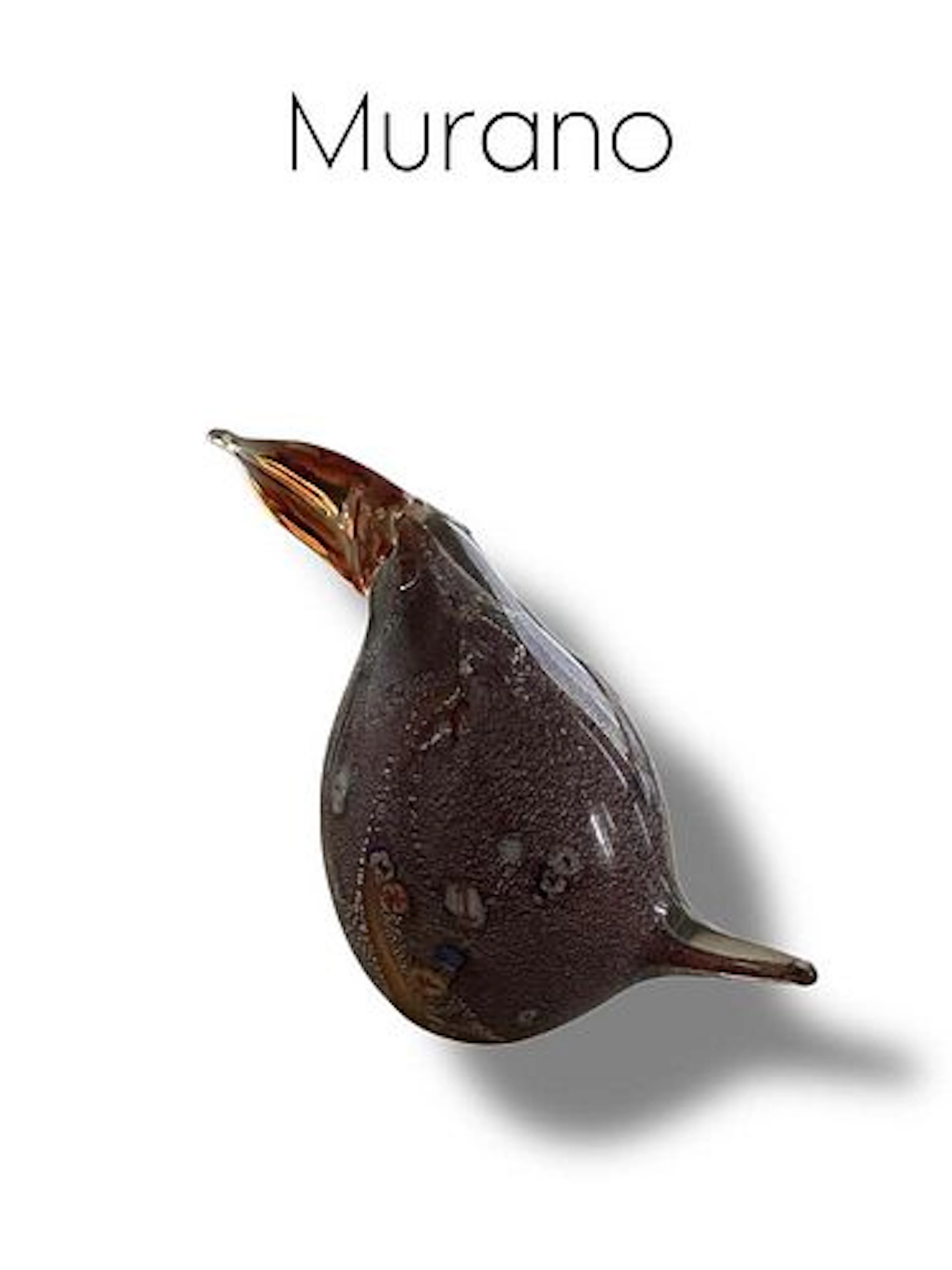 An Italian Murano Art Glass Toucan Bird