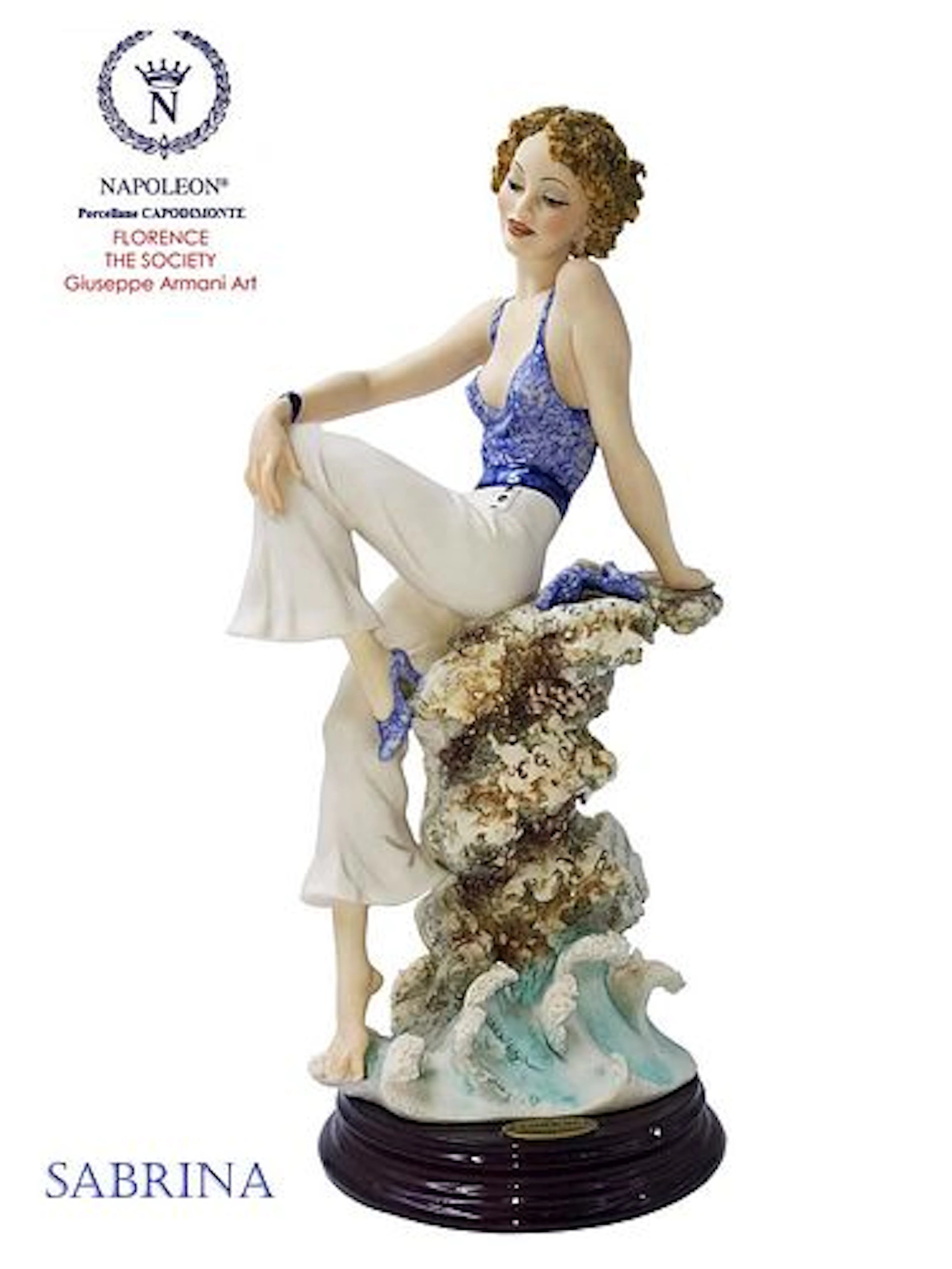 Sabrina, A Capodimonte Giuseppe Armani Hand Painted Porcelain Figurine