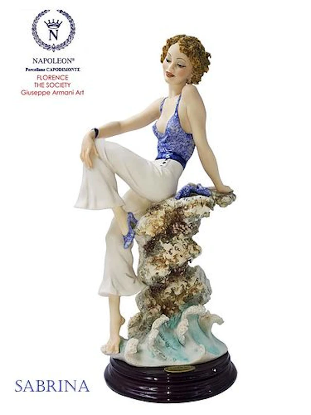 Sabrina, A Capodimonte Giuseppe Armani Hand Painted Porcelain Figurine