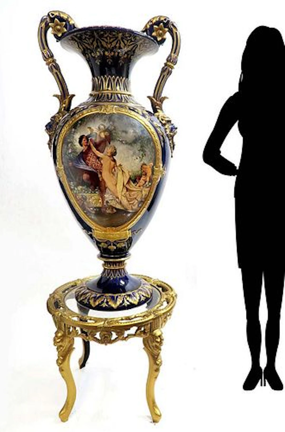 19th C. Monumental Royal Vienna Style Vase