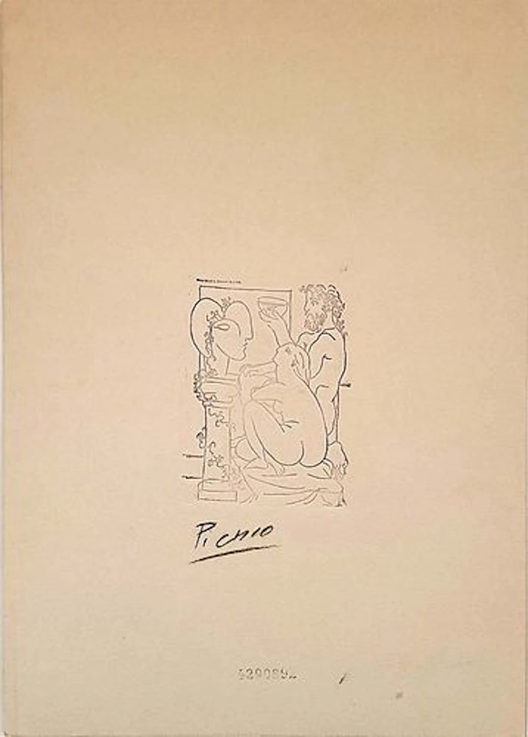 Escultor con cuenco ... In Manner of PICASSO ETCHING Print