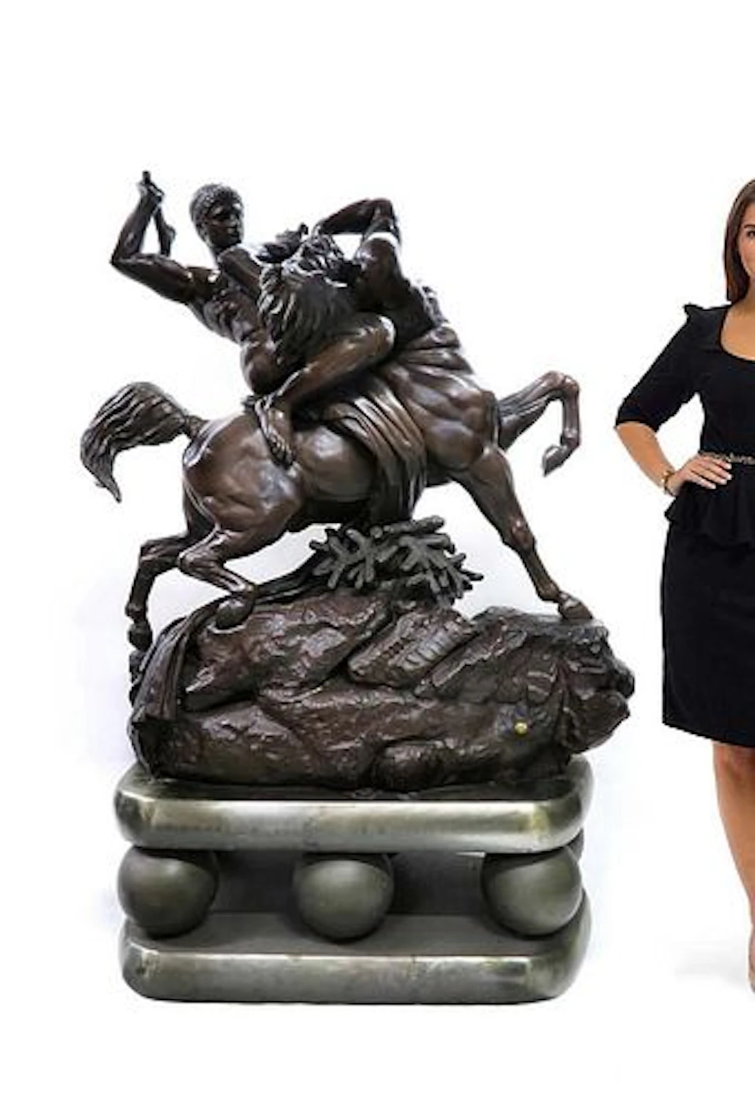 Monumental F.Barbedienne A.L Barye By Tiffany & Co.