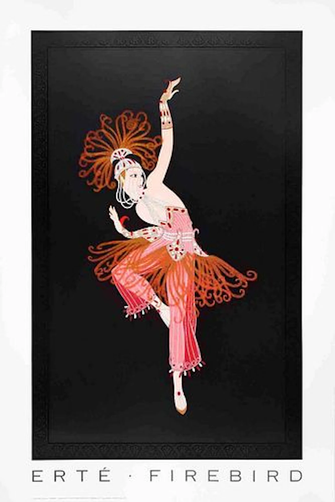 Firebird, A Large ERTE Lithograph Poster, 1995