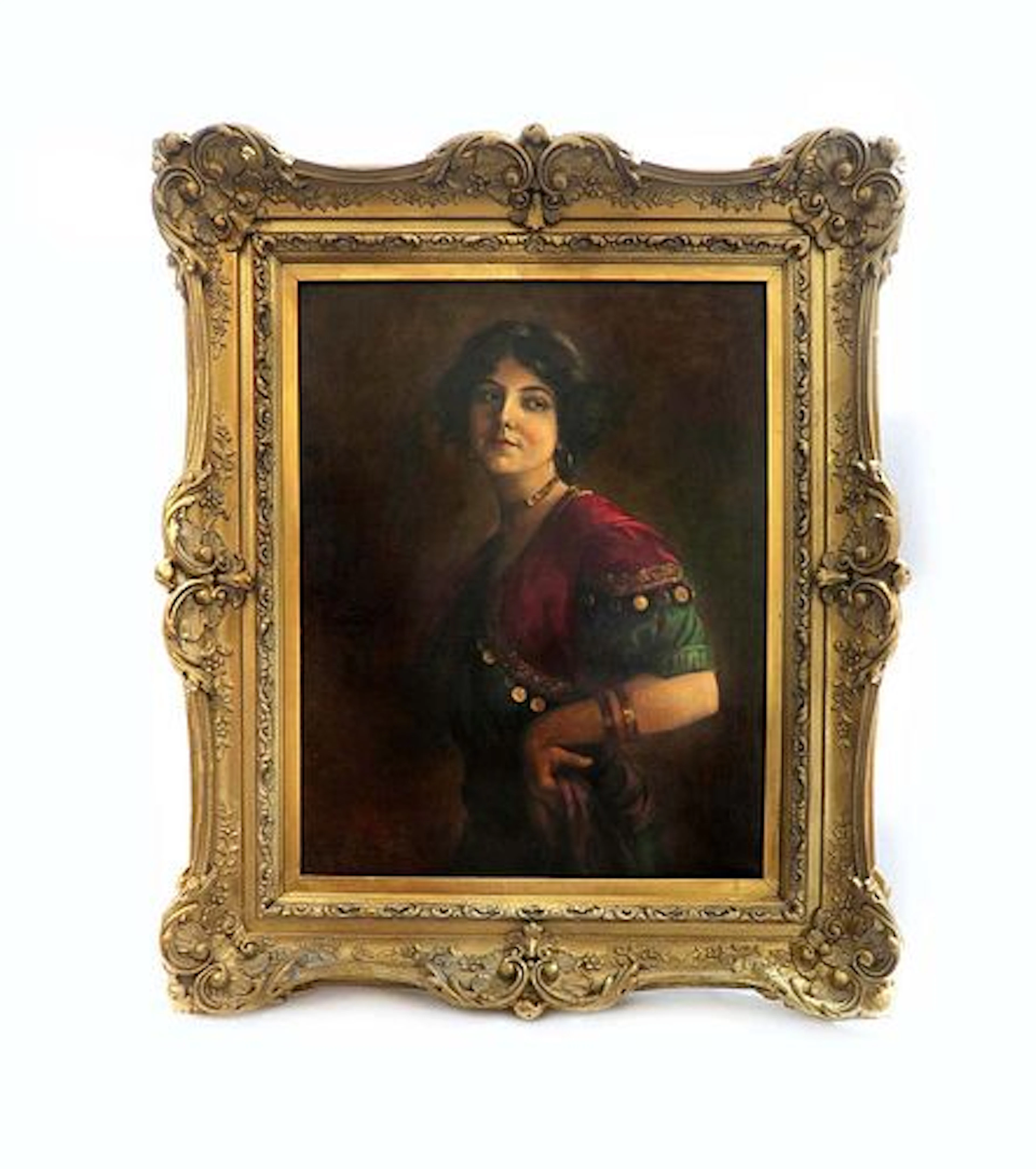 George Edgar Hicks (1824-1914) Framed Oil on Canvas
