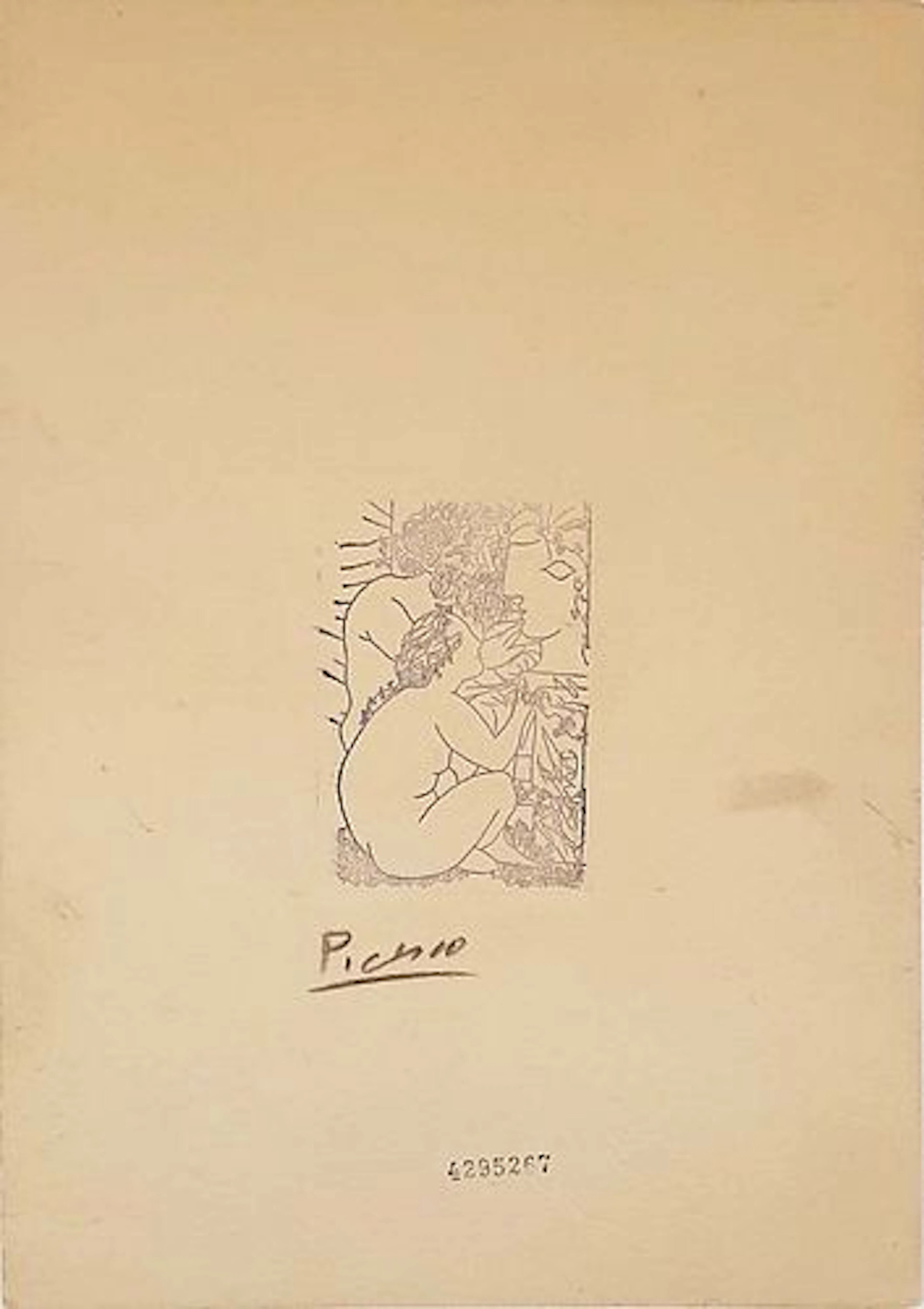 Escultor y Modelo, In Manner of PICASSO ETCHING PRINT