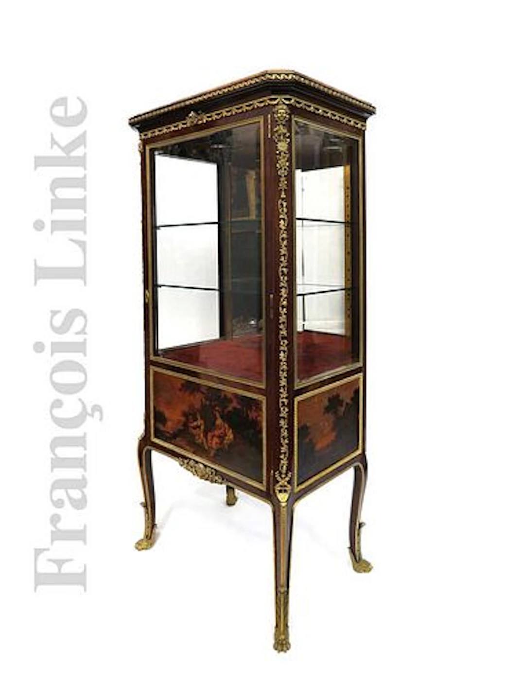 F.Linke Gilt Bronze-Mounted Kingwood Vitrine, 19th C.