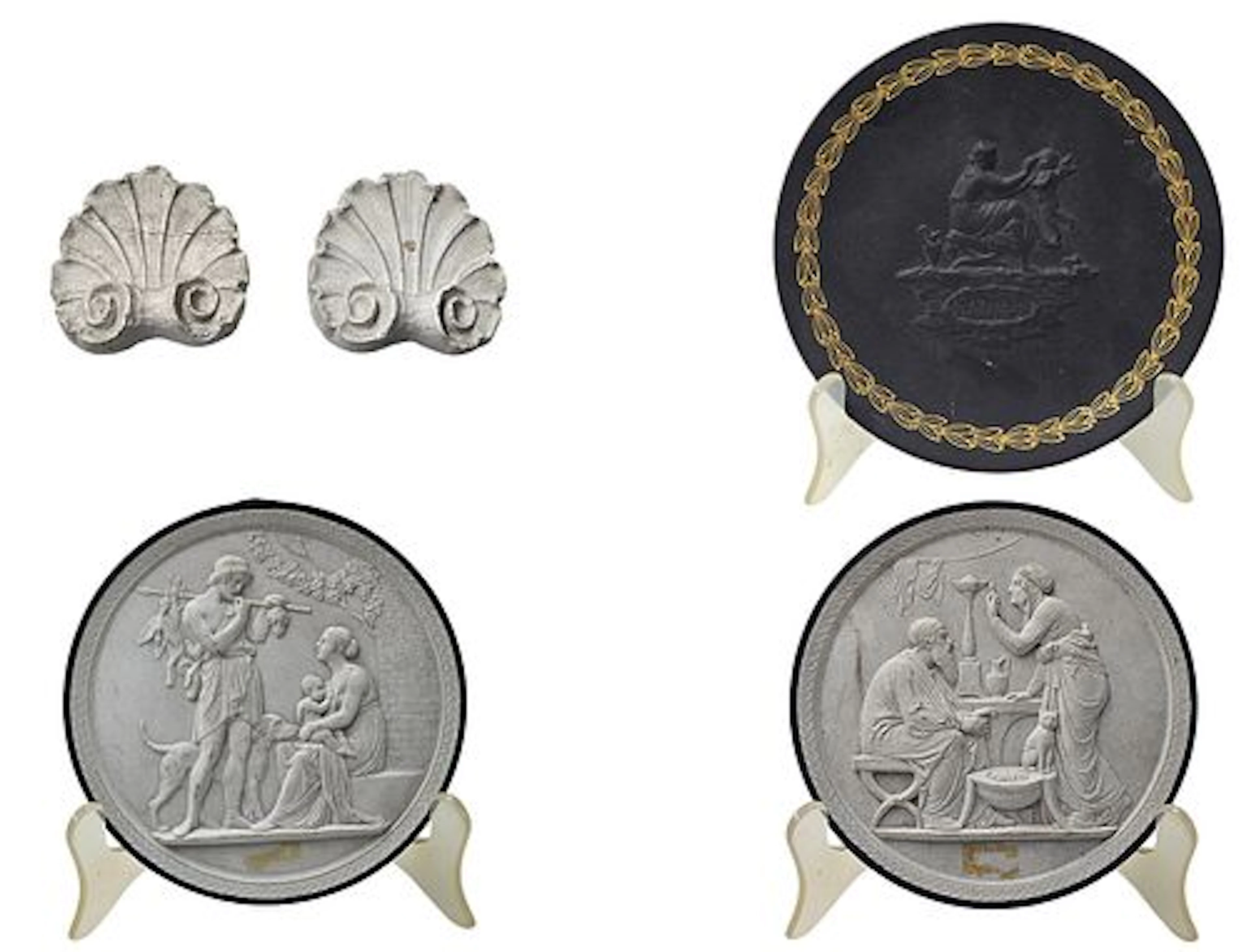 Lot Of Five Plaques