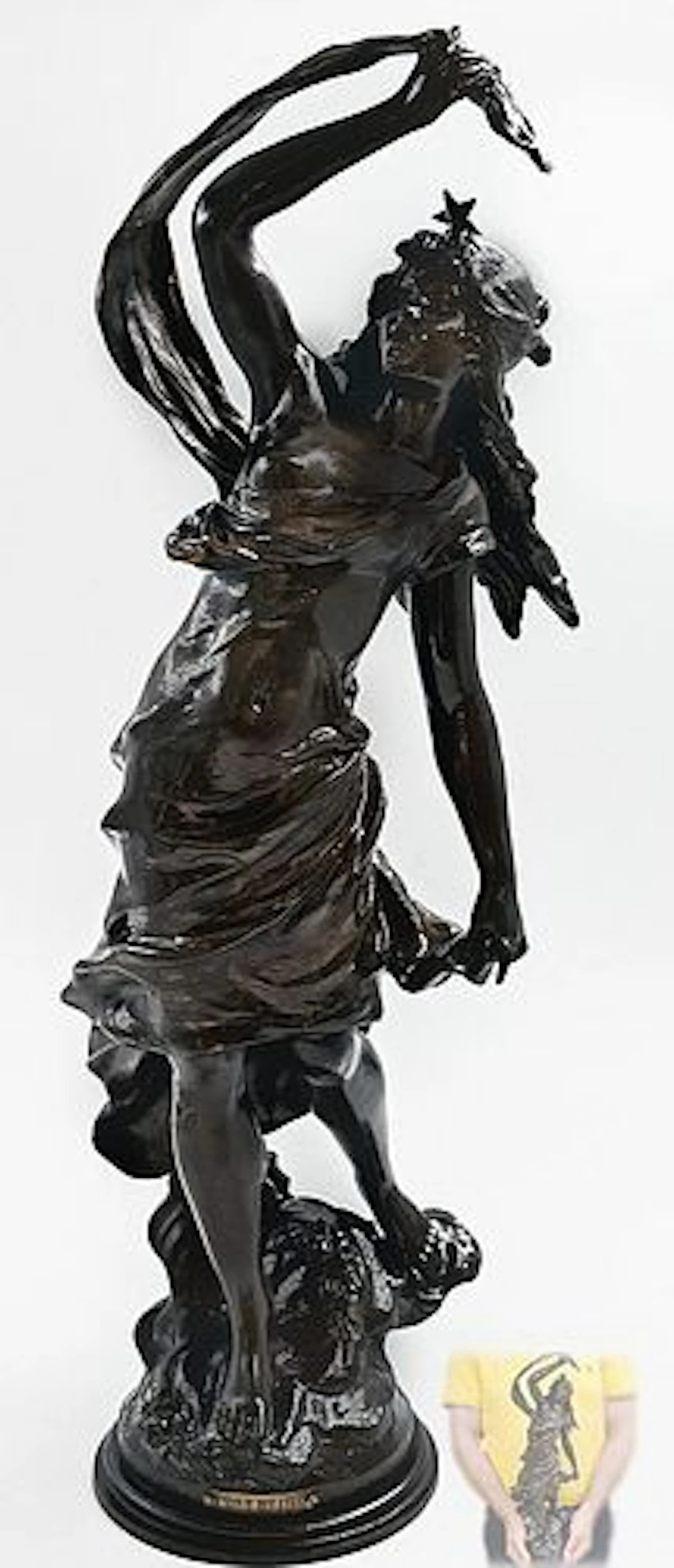 20th C. French Statue After Moreau Figurine
