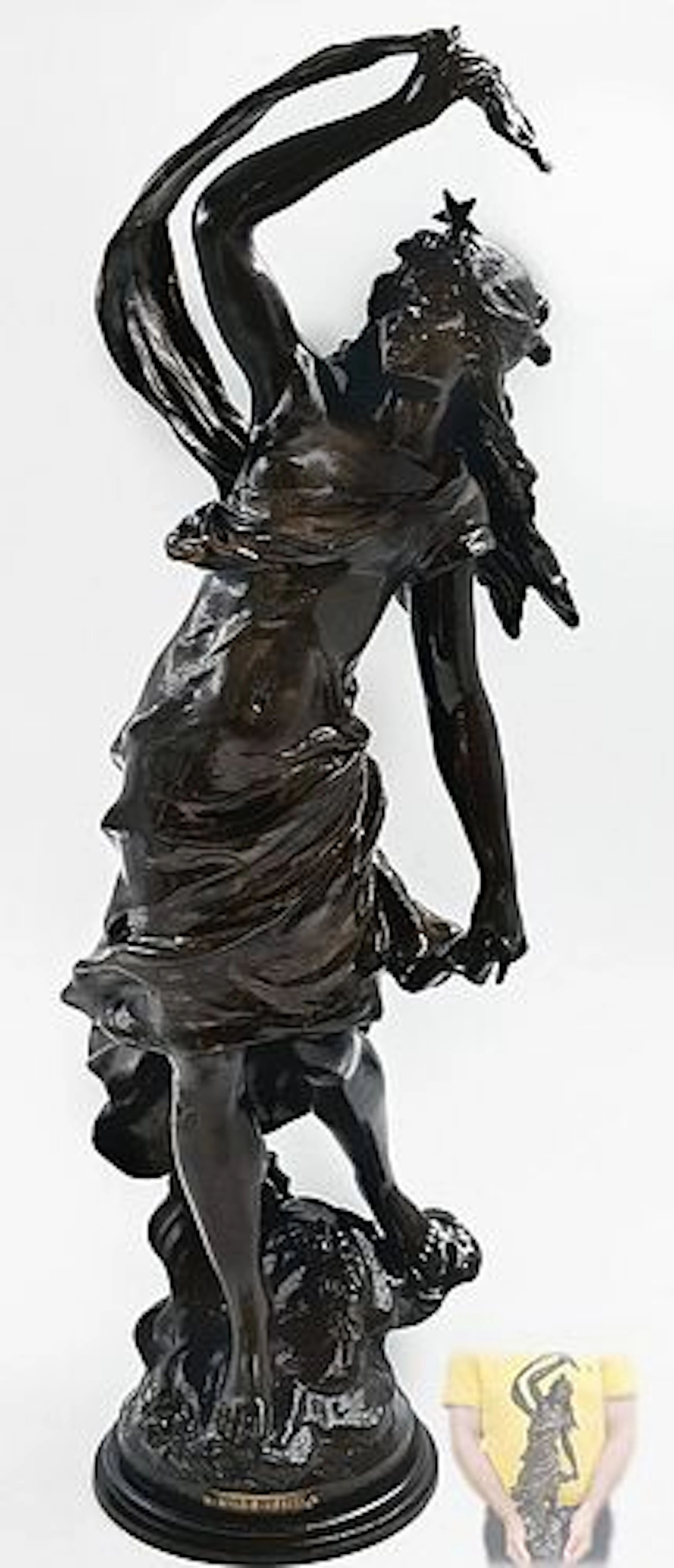 20th C. French Statue After Moreau Figurine