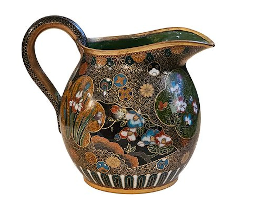 19th C. Japanese Cloisonne Creamer