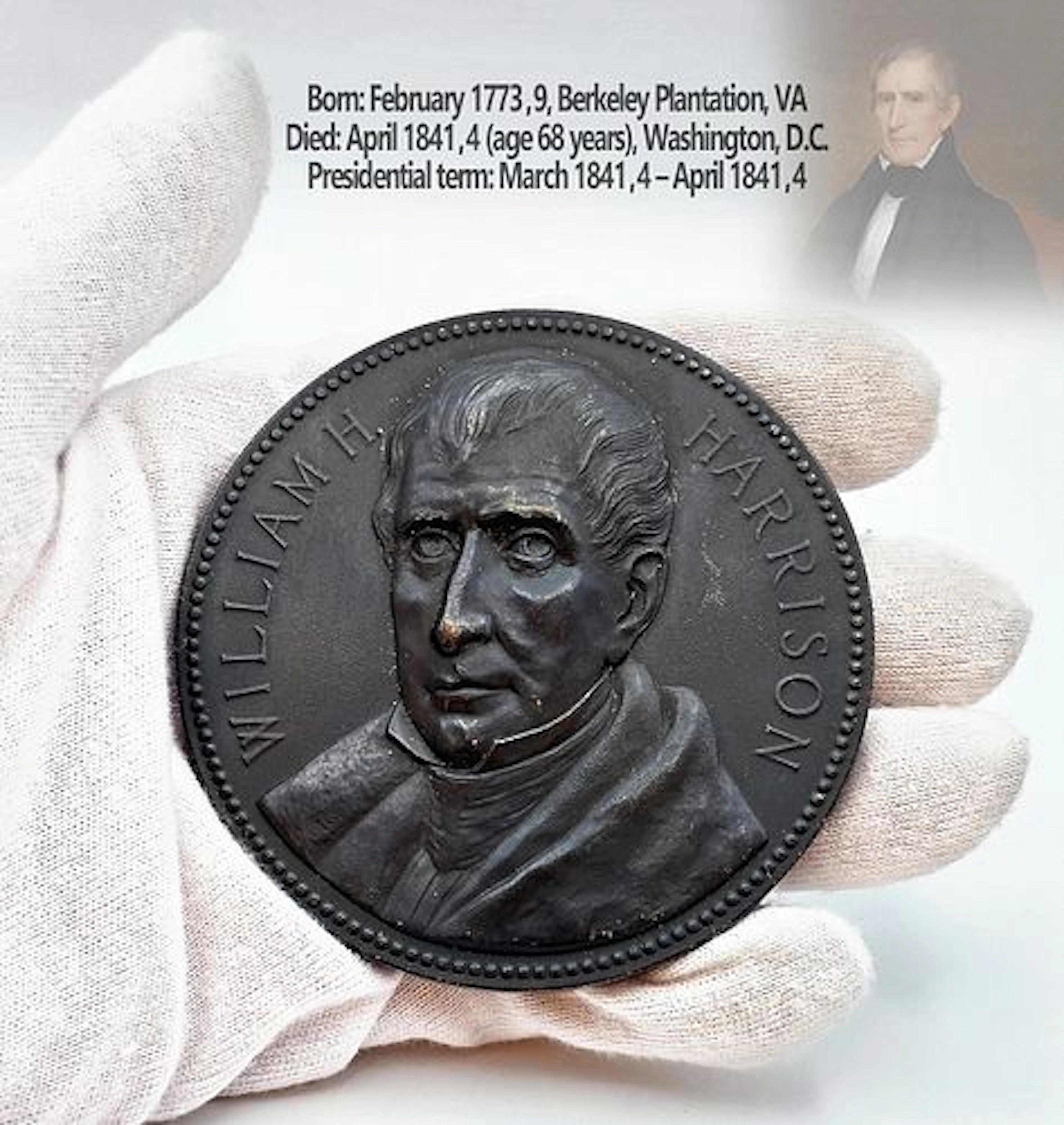 William Henry Harrison Presentation Medal