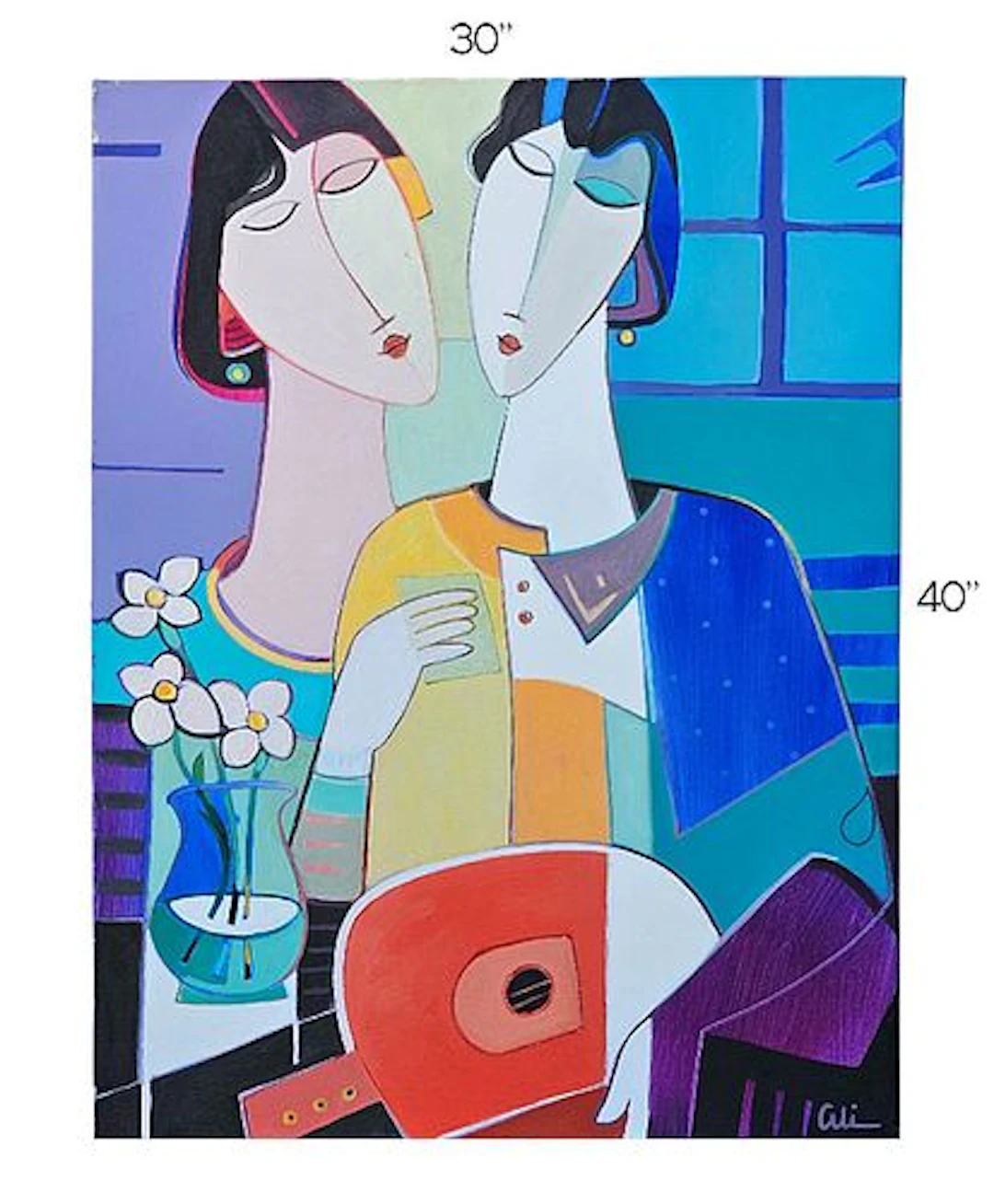 Whispers Of Peace' Acrylic On Canvas Painting