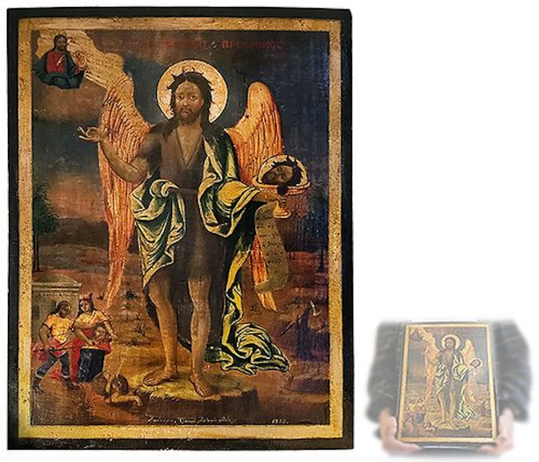 19th C. Russian 'Prophet' Icon