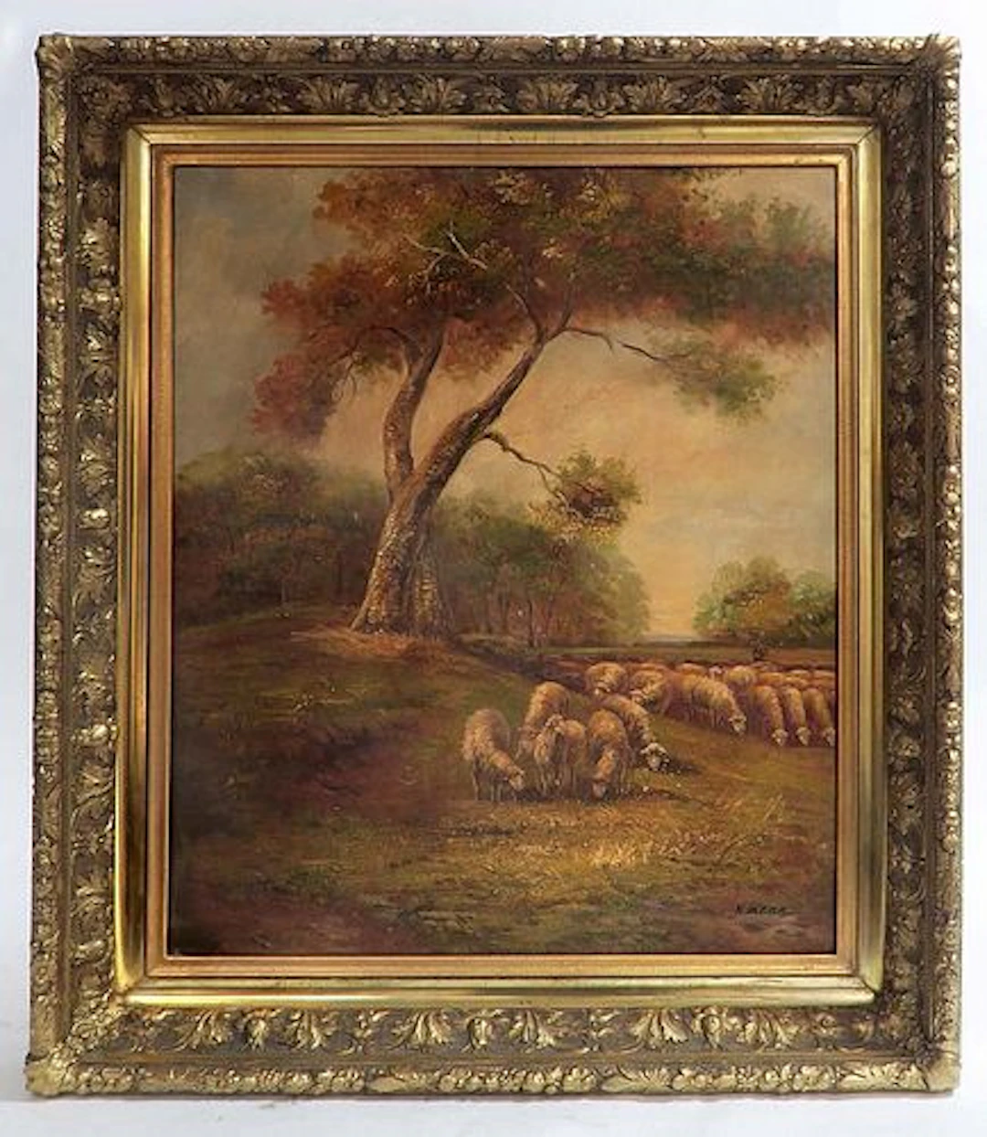 Oil on Canvas painting Bye N. Mene