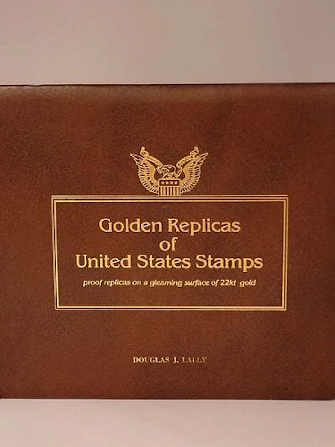 Golden Replicas Of United States Stamps, Proof Replicas On A Gleaming
