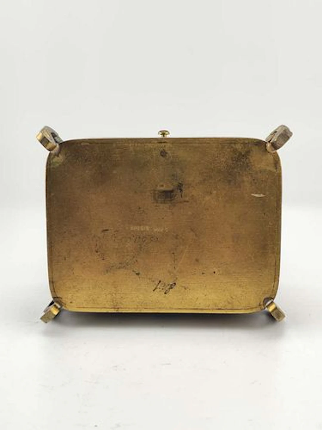 19th C. French Champleve Enamel Gilt Bronze Jewelry Box