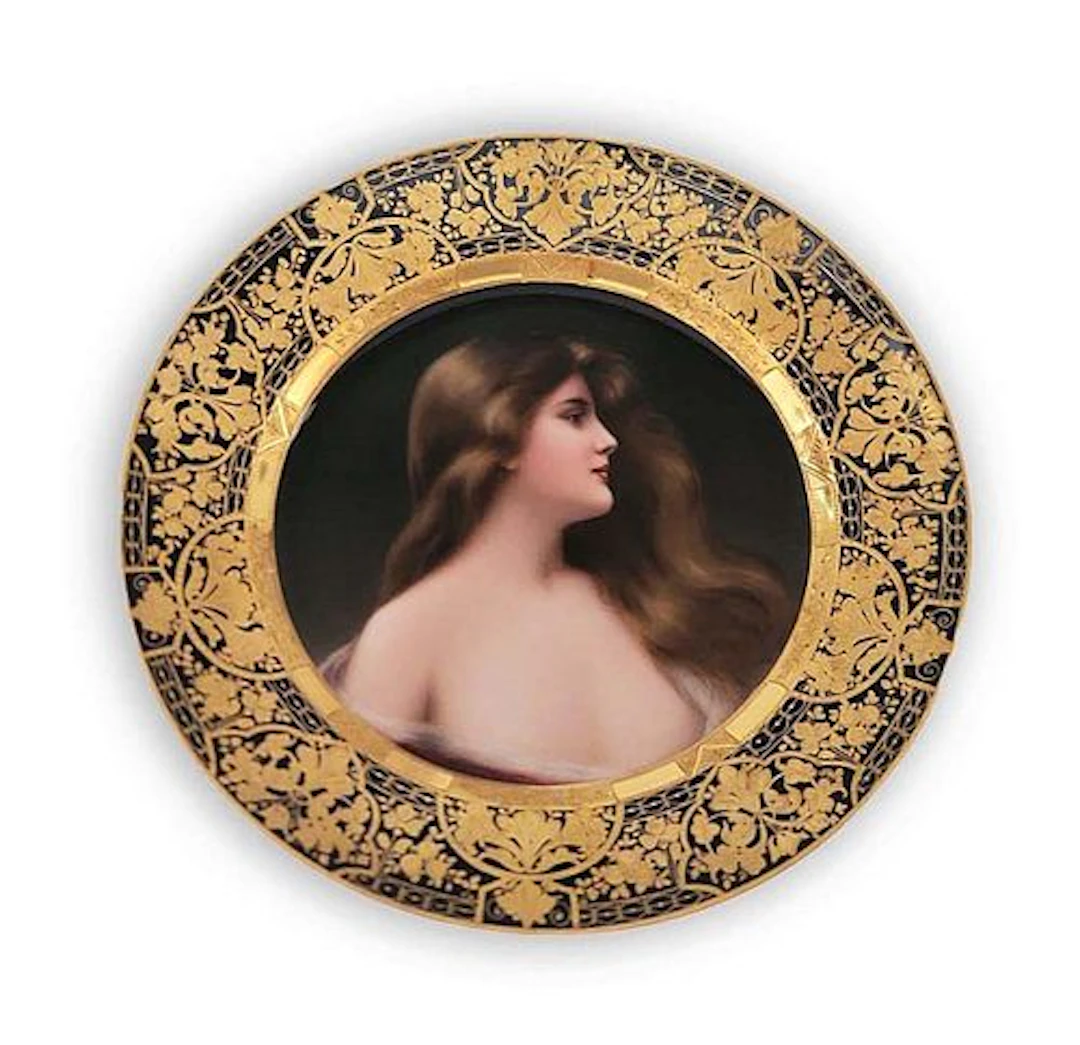 19th C. Hand Painted Royal Vienna Plate, Made In Germany