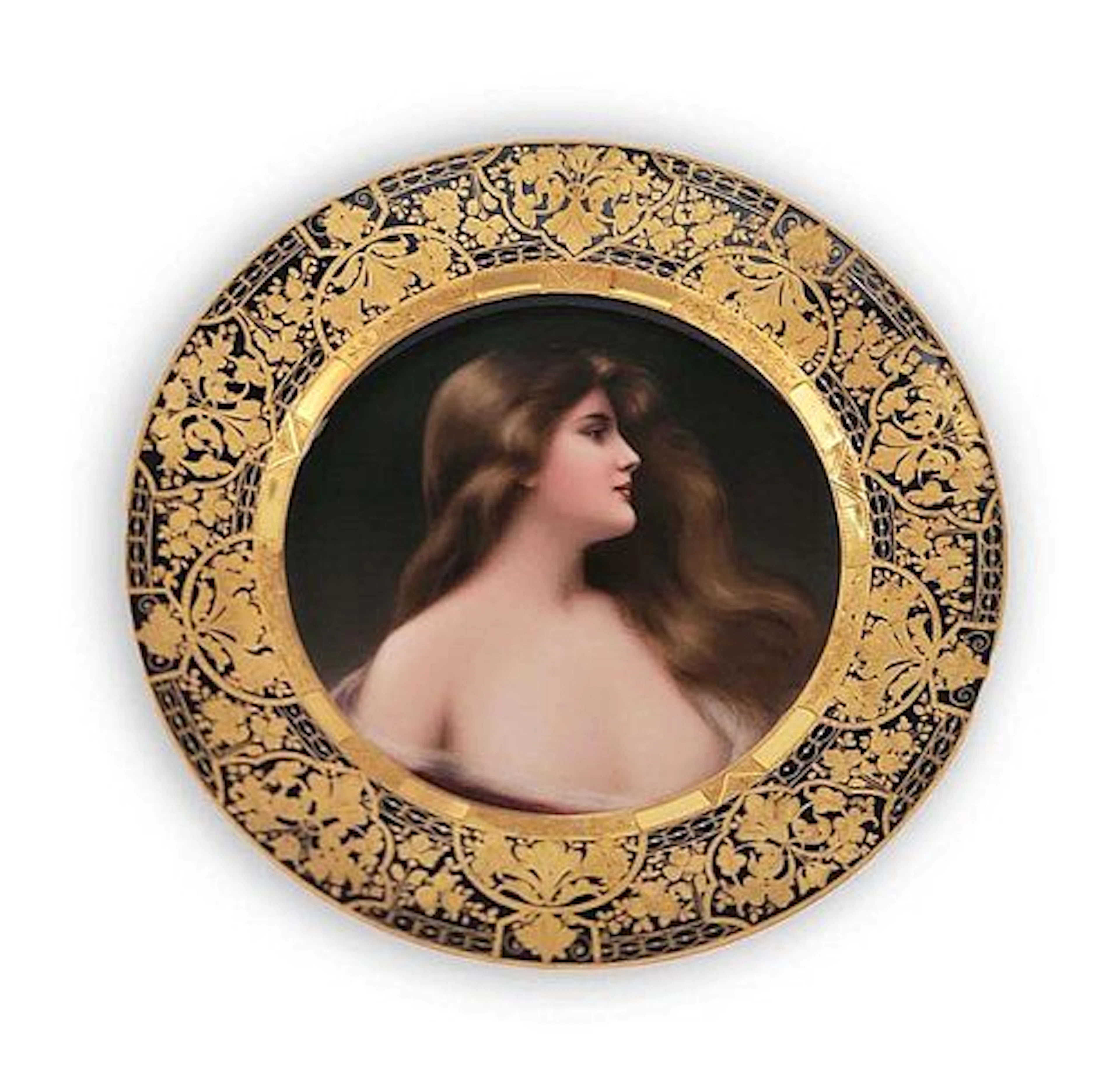 19th C. Hand Painted Royal Vienna Plate, Made In Germany