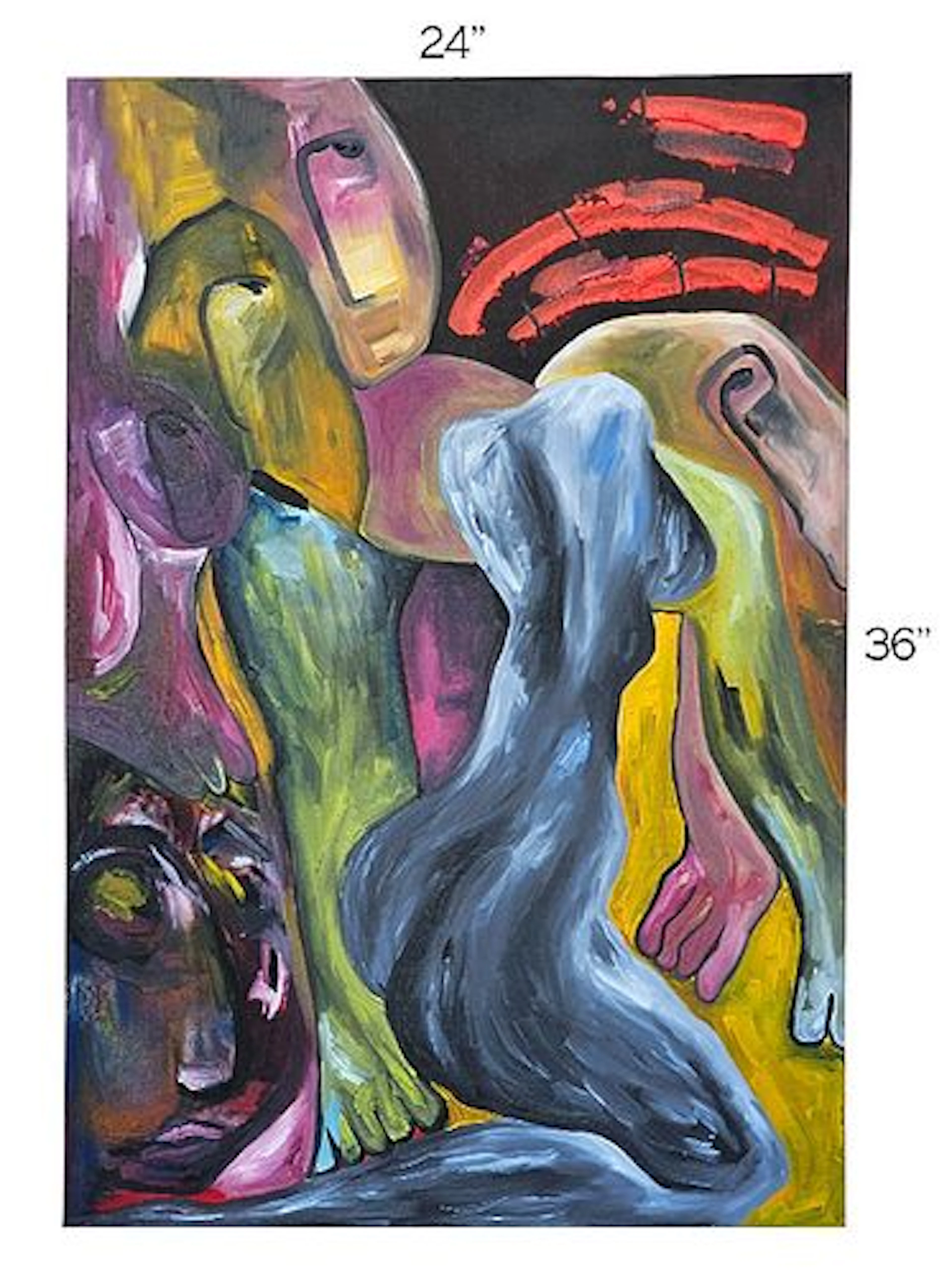 The Savior' Oil On Canvas Painting