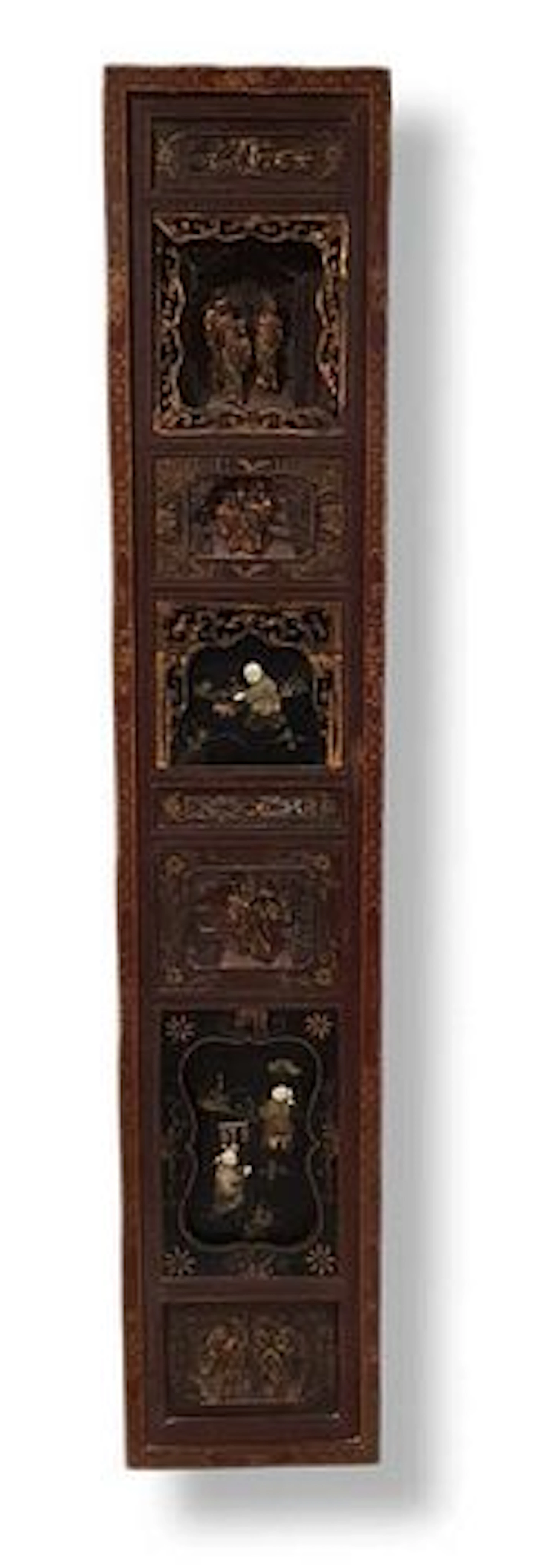Vintage Chinese Figural Decorative Board