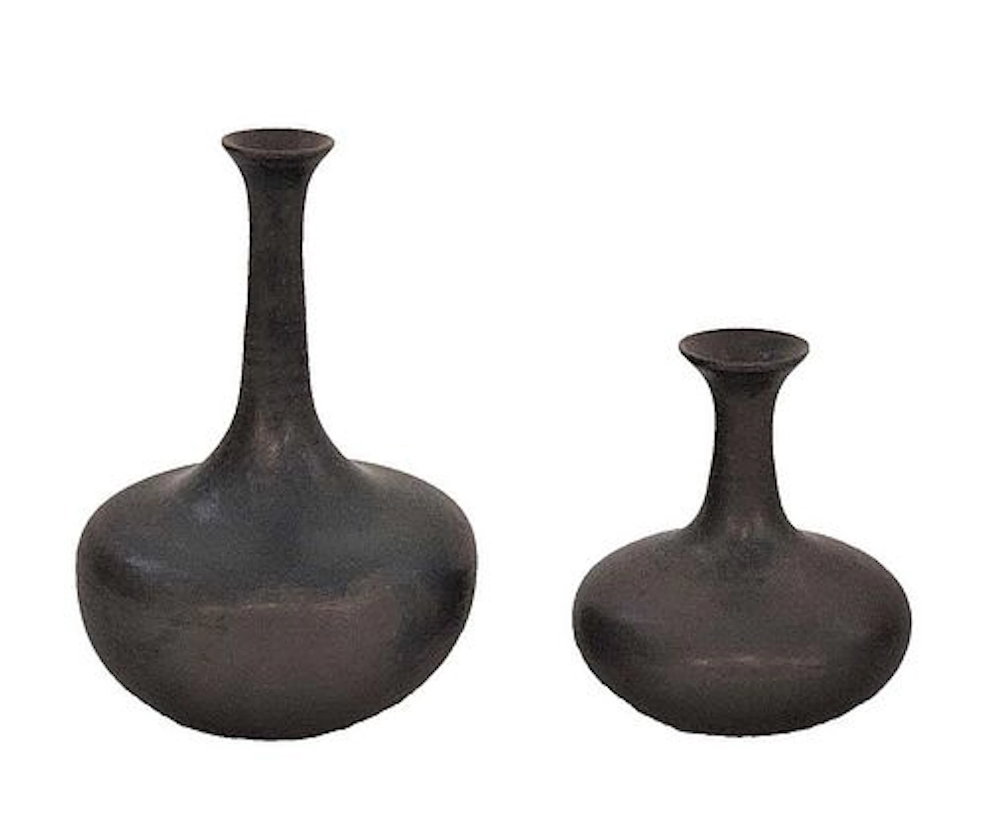 Pair Of Chinese Pottery Miniature Vases