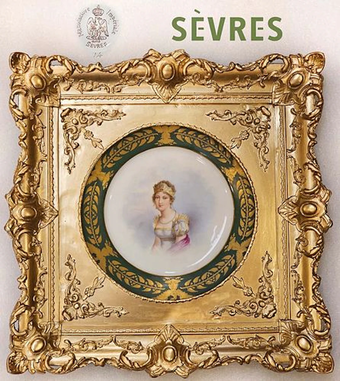 19th C. Royal Vienna Wall Decorative Plate