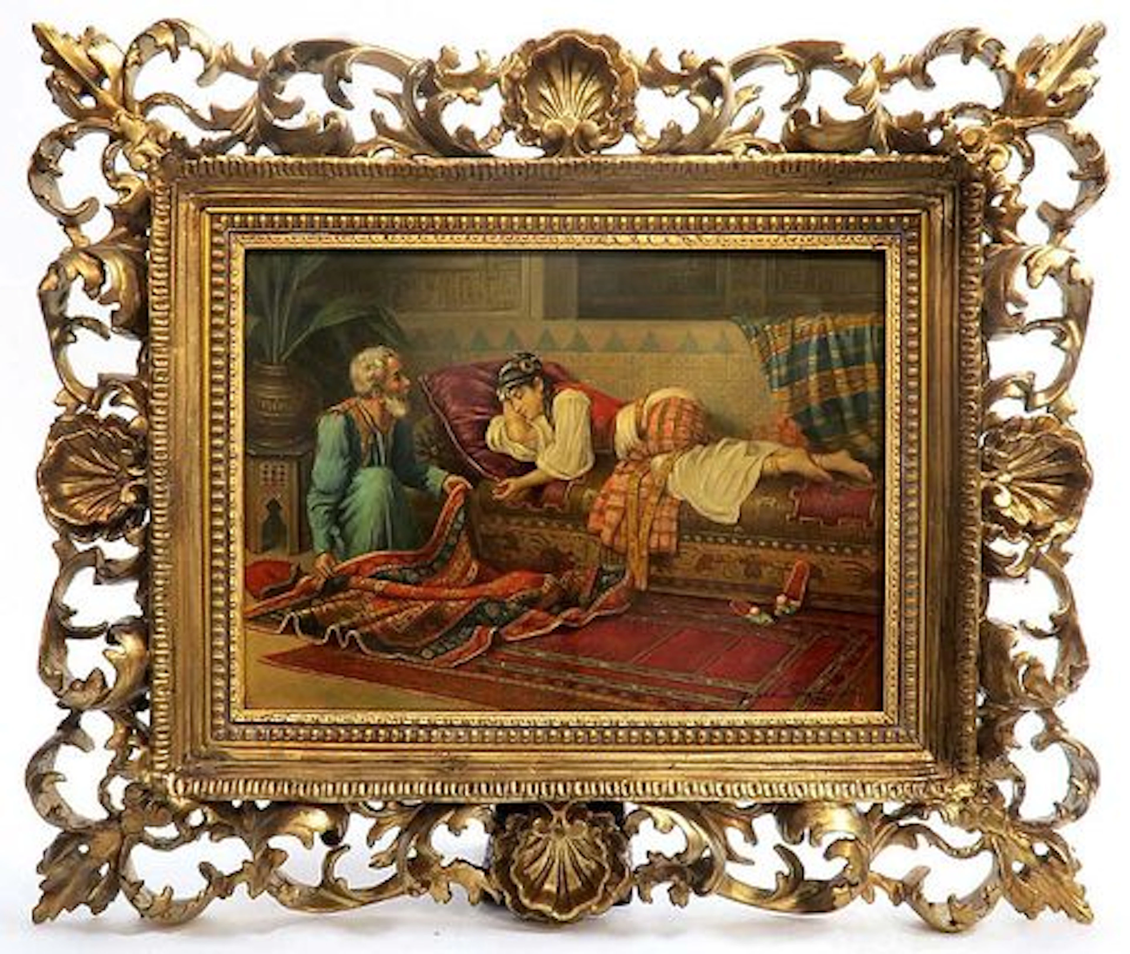 Monumental Orientalist Berlin KPM Plaque