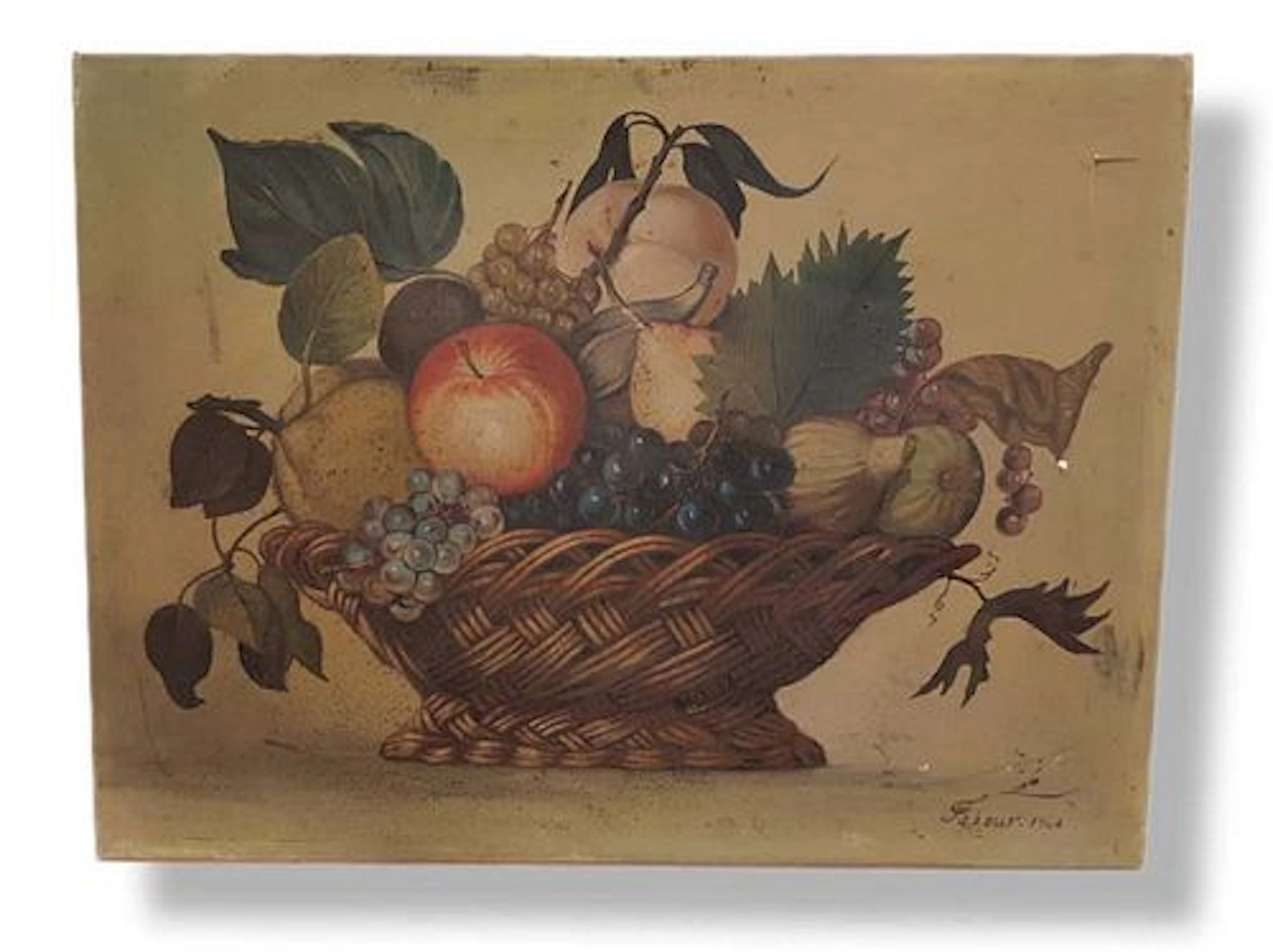 Oil On Canvas Painting By Fakour Circa 1906