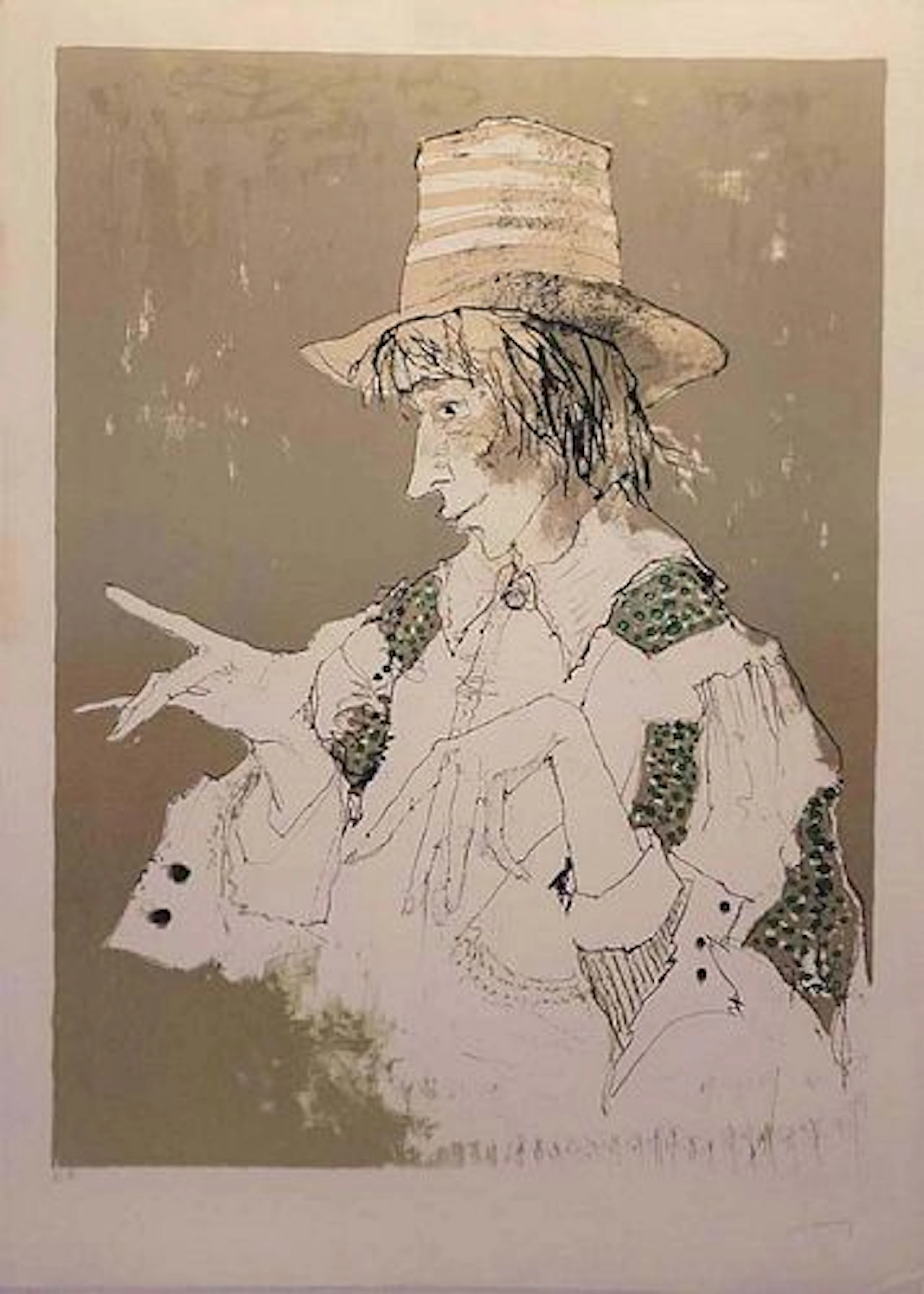 Jean Jansem French Armenian (1920-2013) Lithograph On Paper Depicting