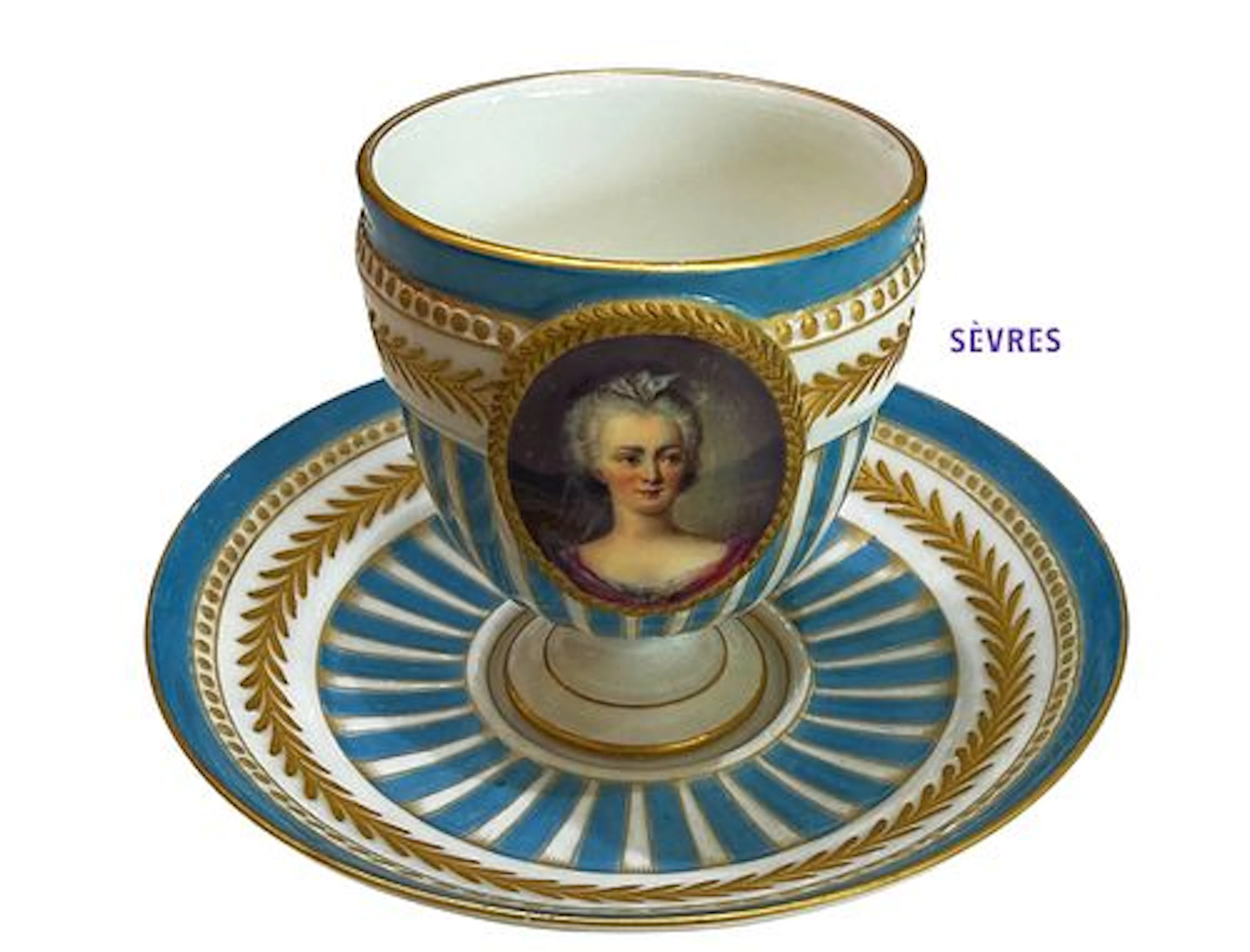 18th Century Sevres Cup And Saucer
