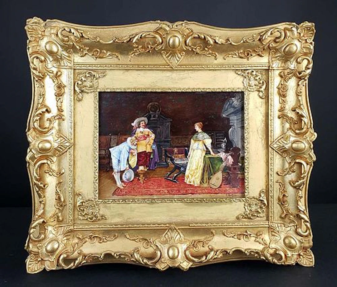 G. Bertram Signed "La Presentation" Continental