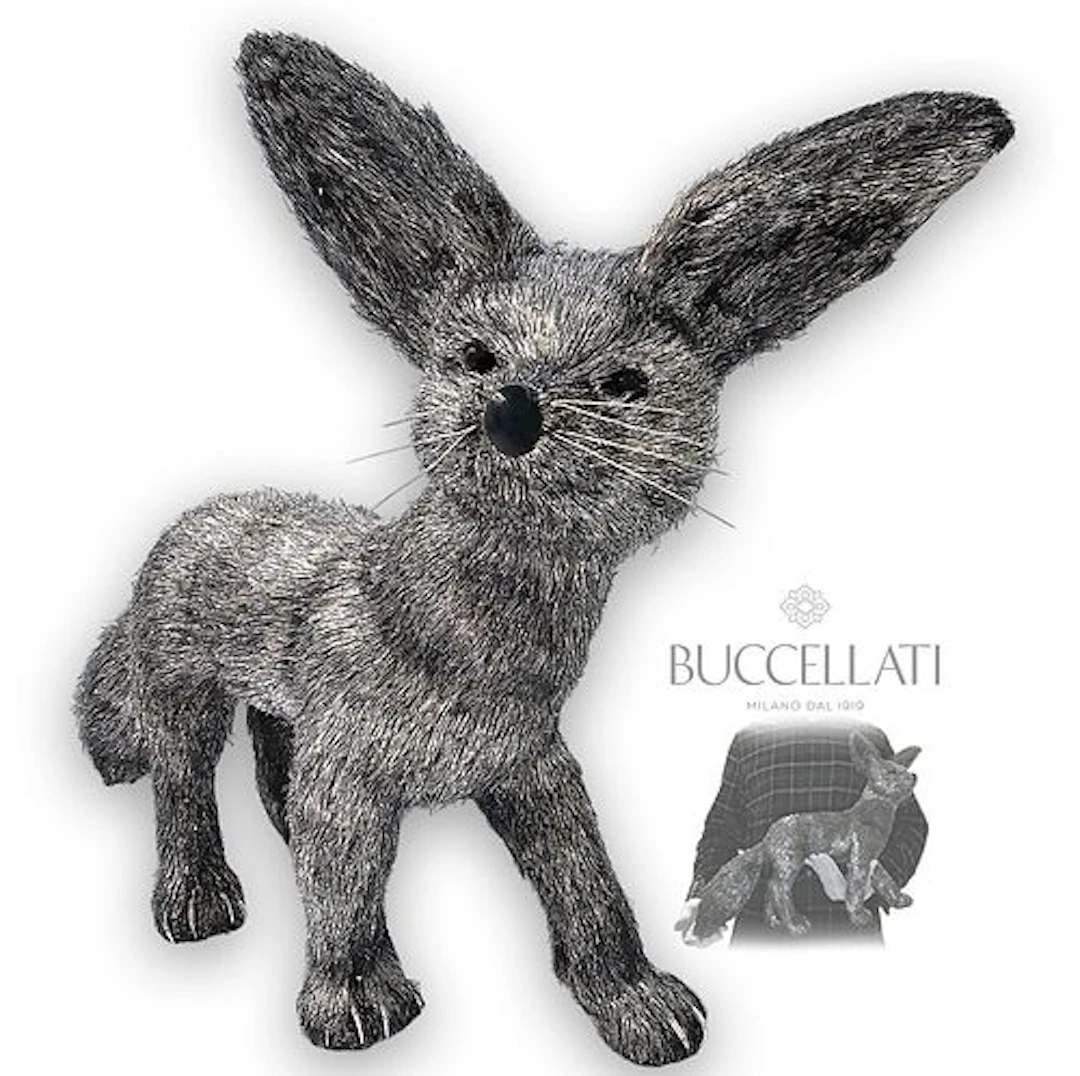 Large Mario Buccellati (1,961g) Life Size Figural Fennec Fox