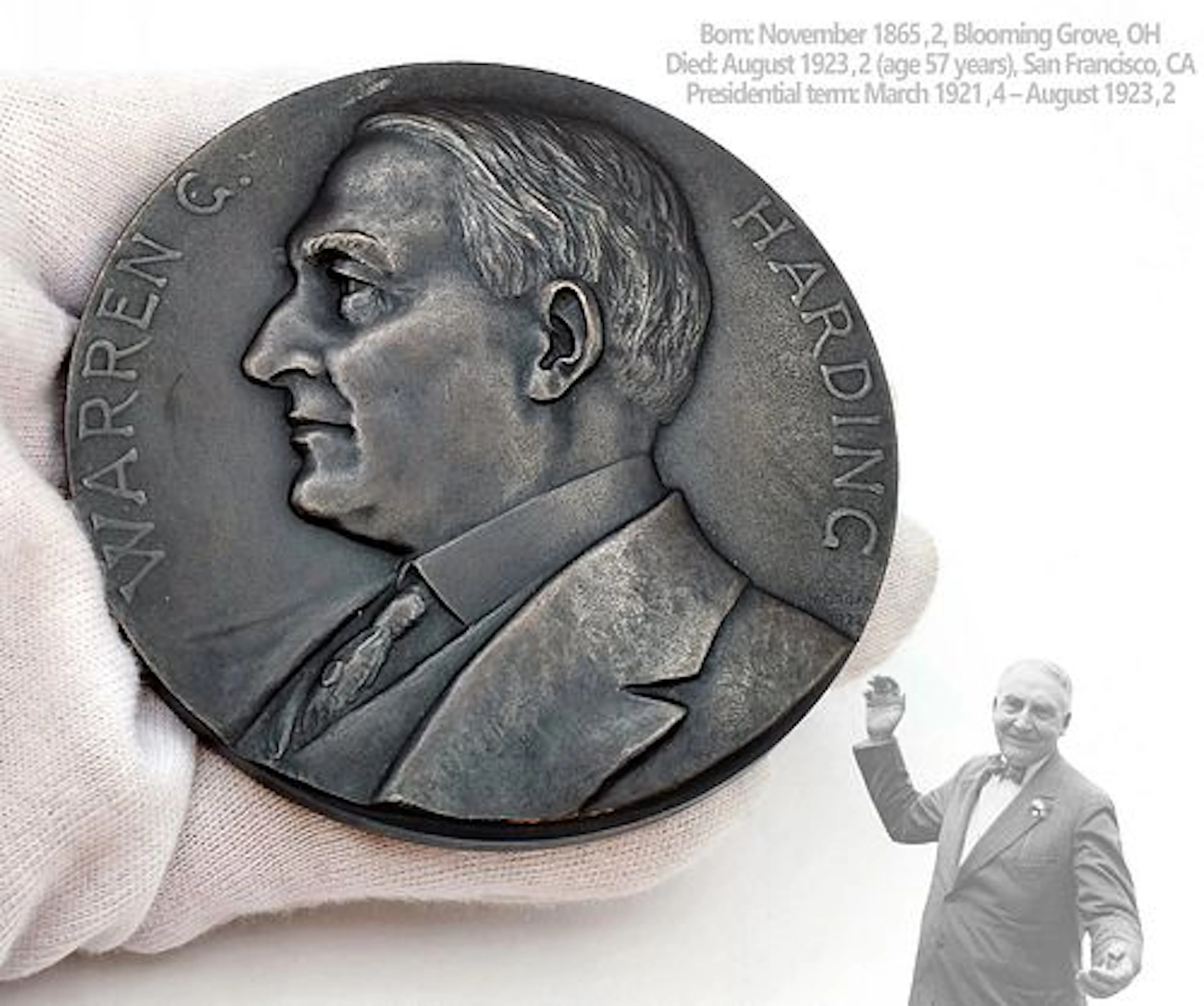 Warren G. Harding Presentation Medal