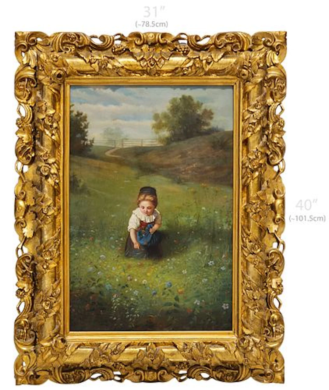 Spring' Oil Painting After Ludwig Knaus (1829?1910) By Signed Louis Pisani