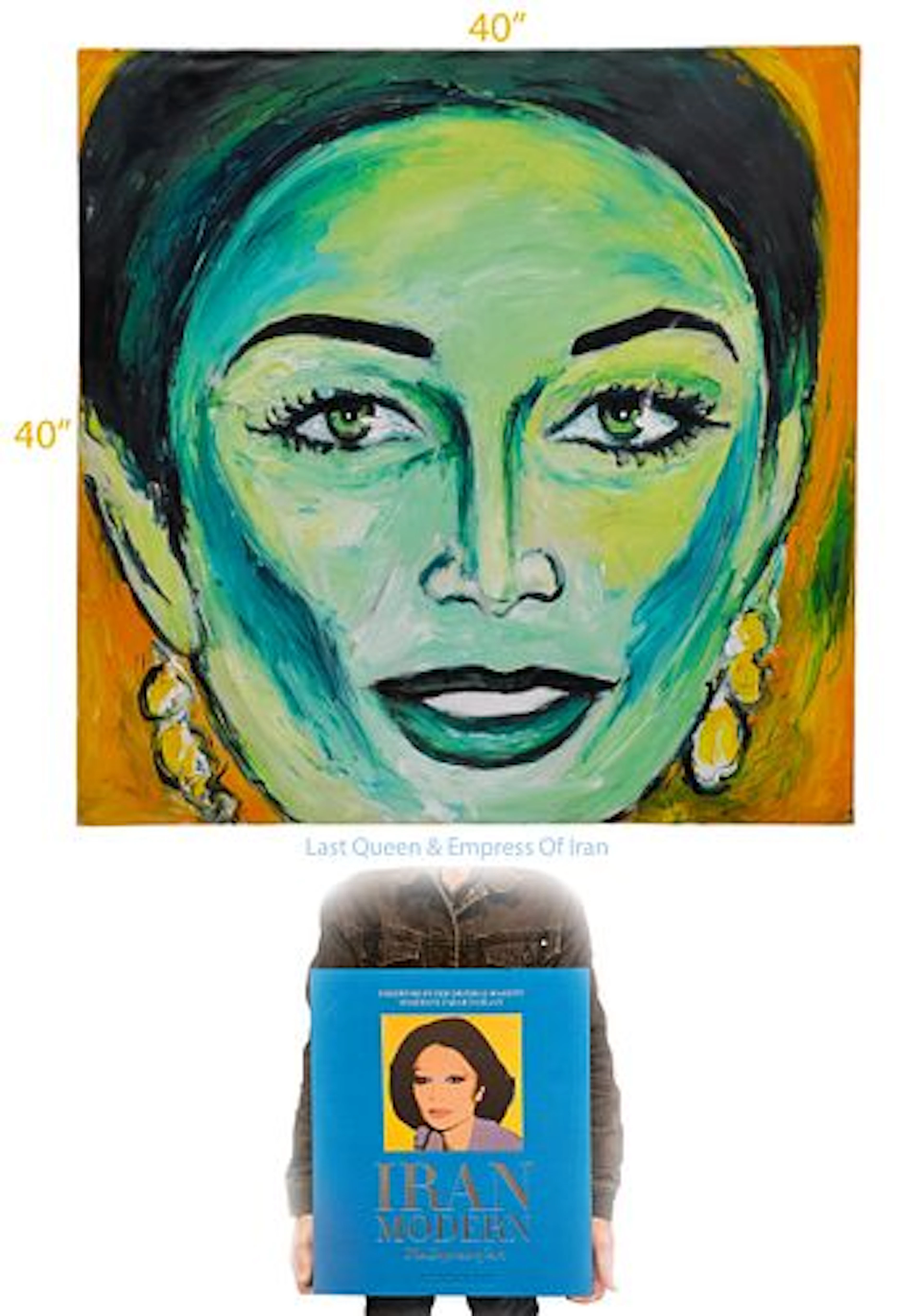 Lot Of Two, Queen Farah Pahlavi Art Table Book By Assouline & Large