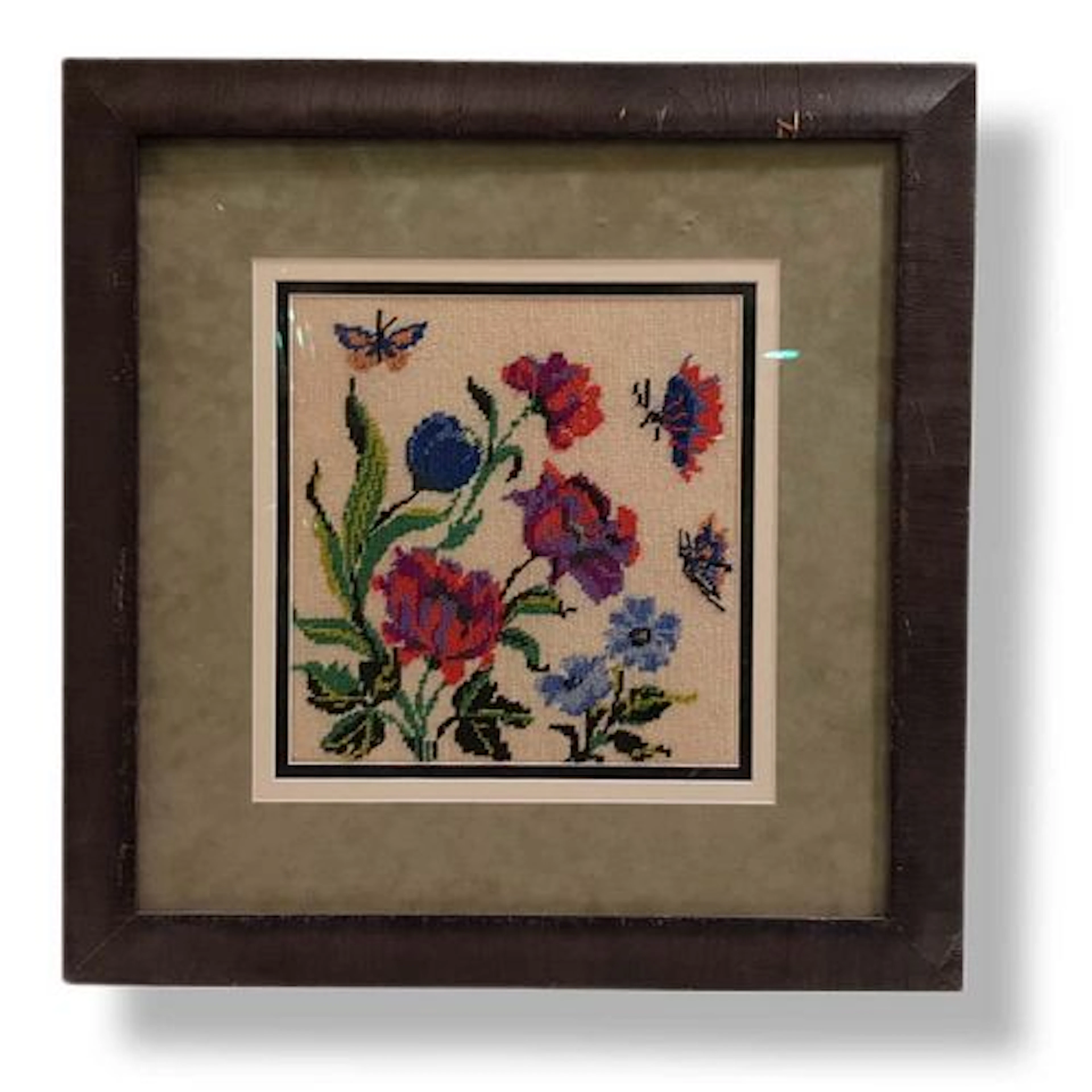 Framed Handmade Goblen Painting