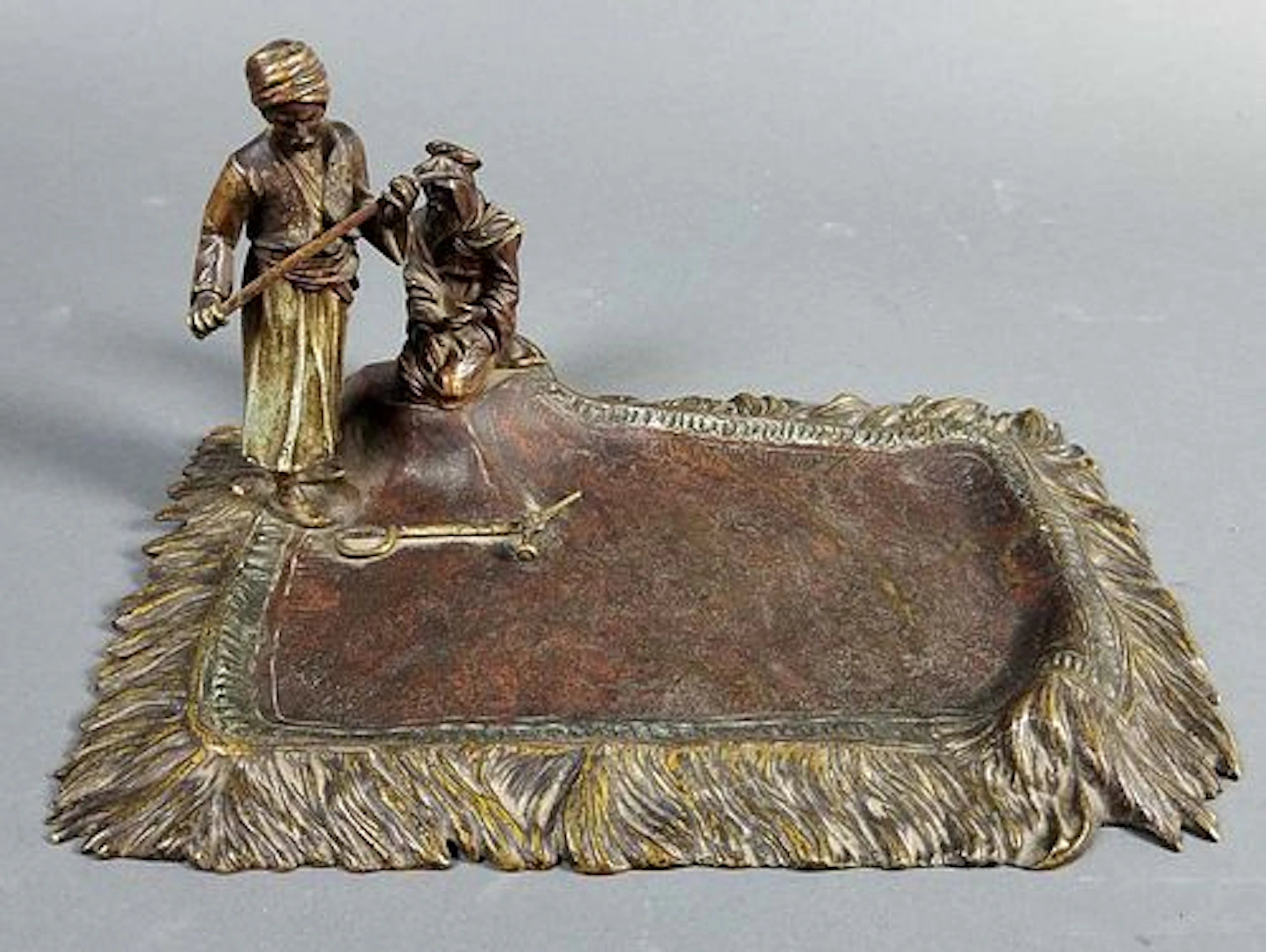 Late 19th C. Austrian Cold Painted Group Signed