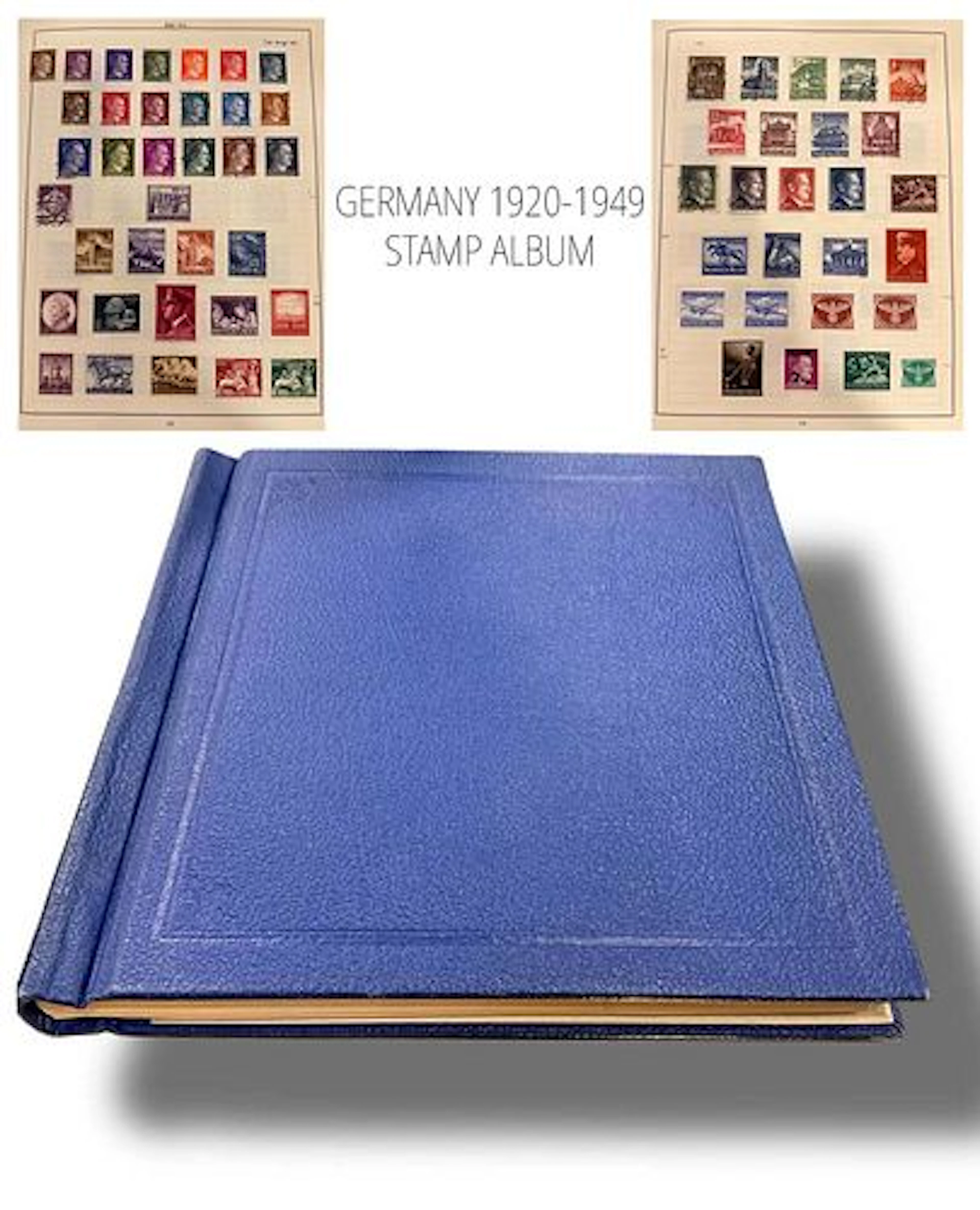 A Valuable 20th C. German Stamps Album, Circa 1920-49
