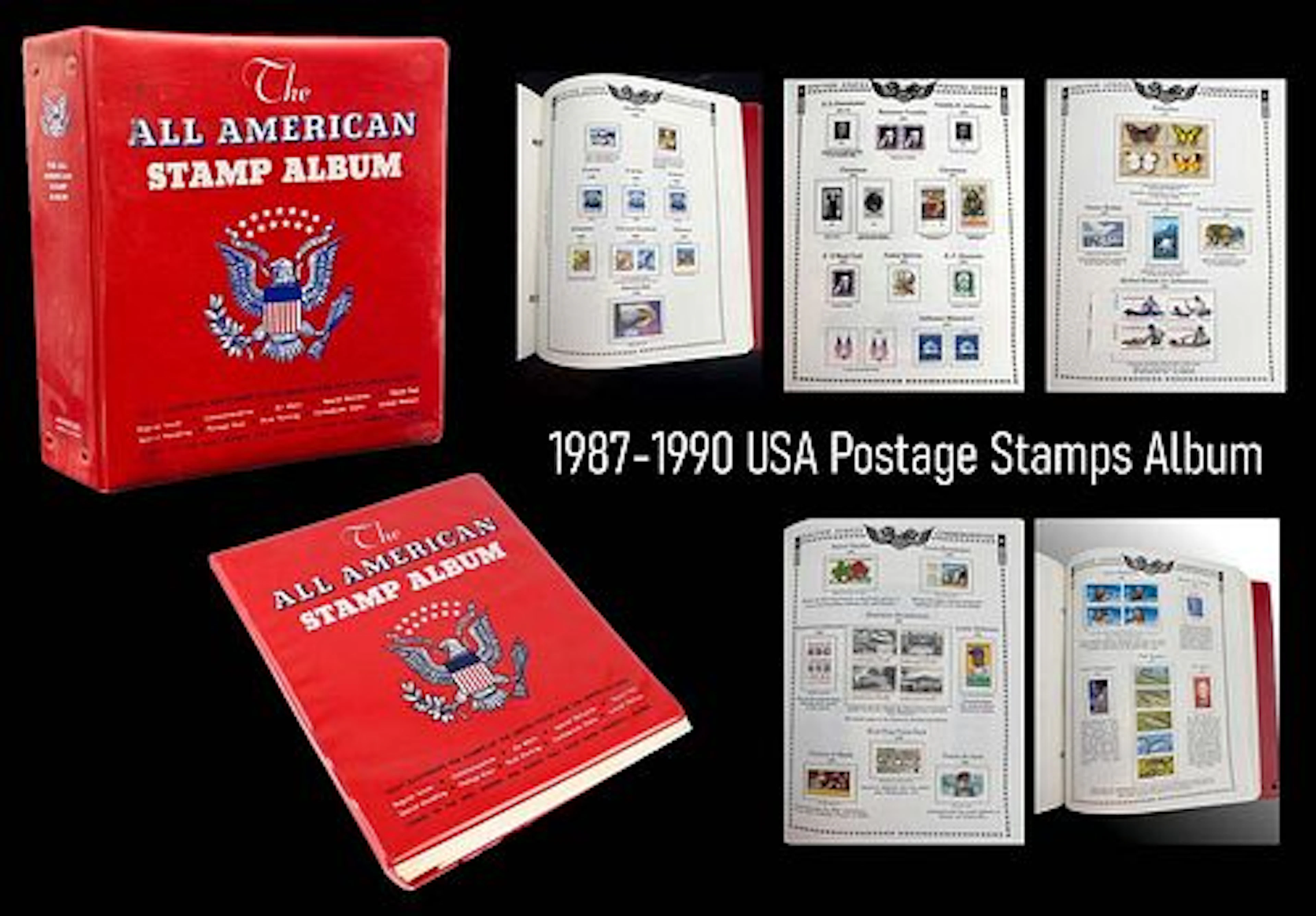 1979-1983 USA Postage Stamps Album