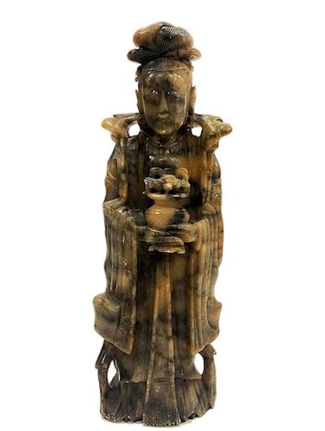 A Chinese Hand Carved Jade Stone Sculpture