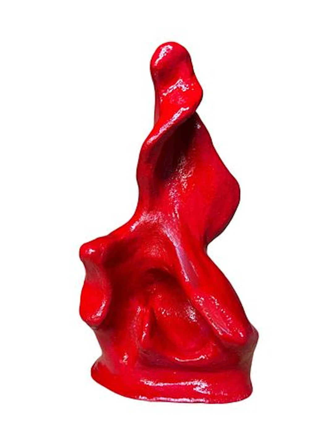 A Modern Abstract Figurative Handmade Ceramic Sculpture, Signed