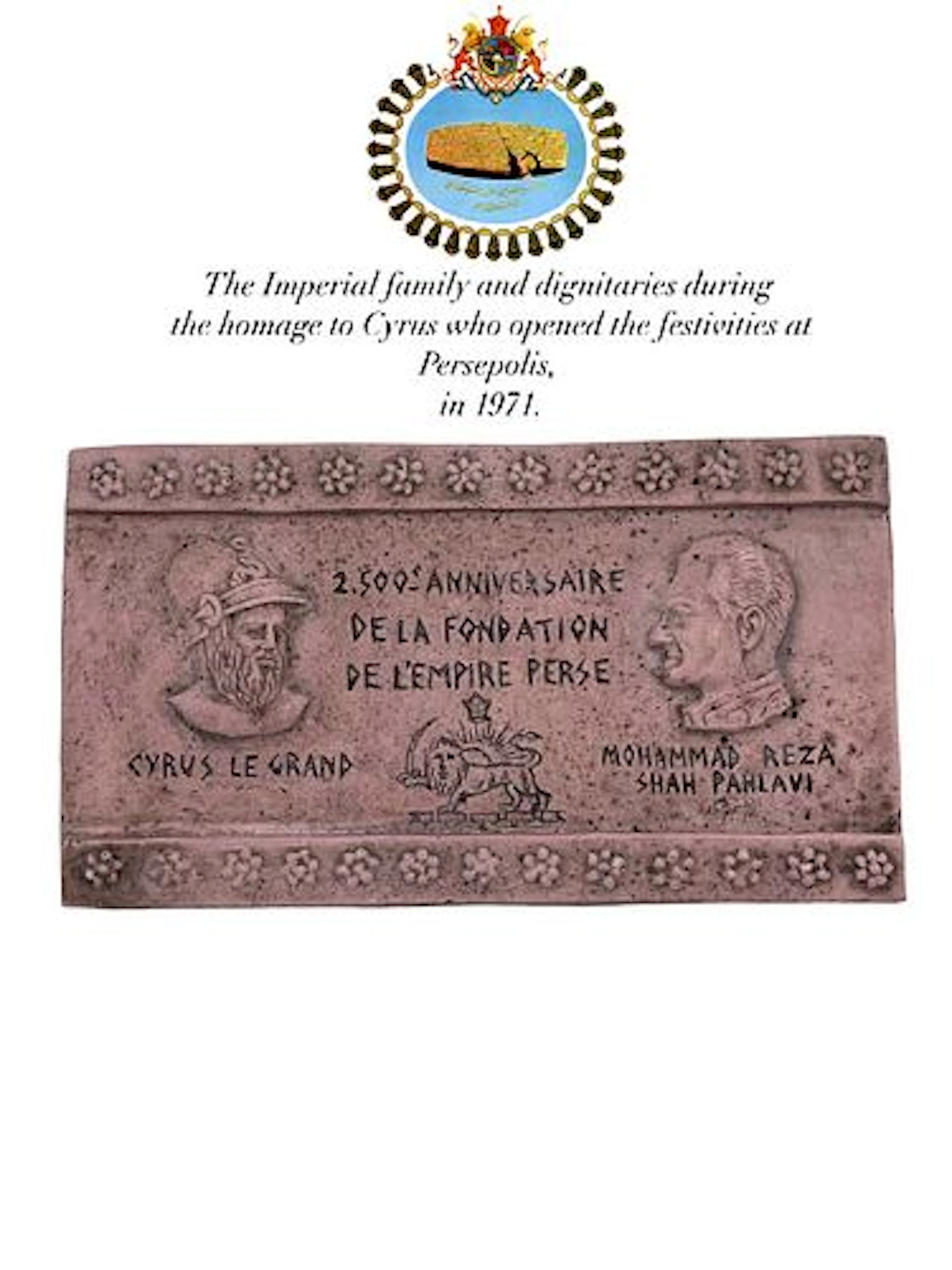 2,500th Anniversary of the Founding of the Persian Empire Commemorative