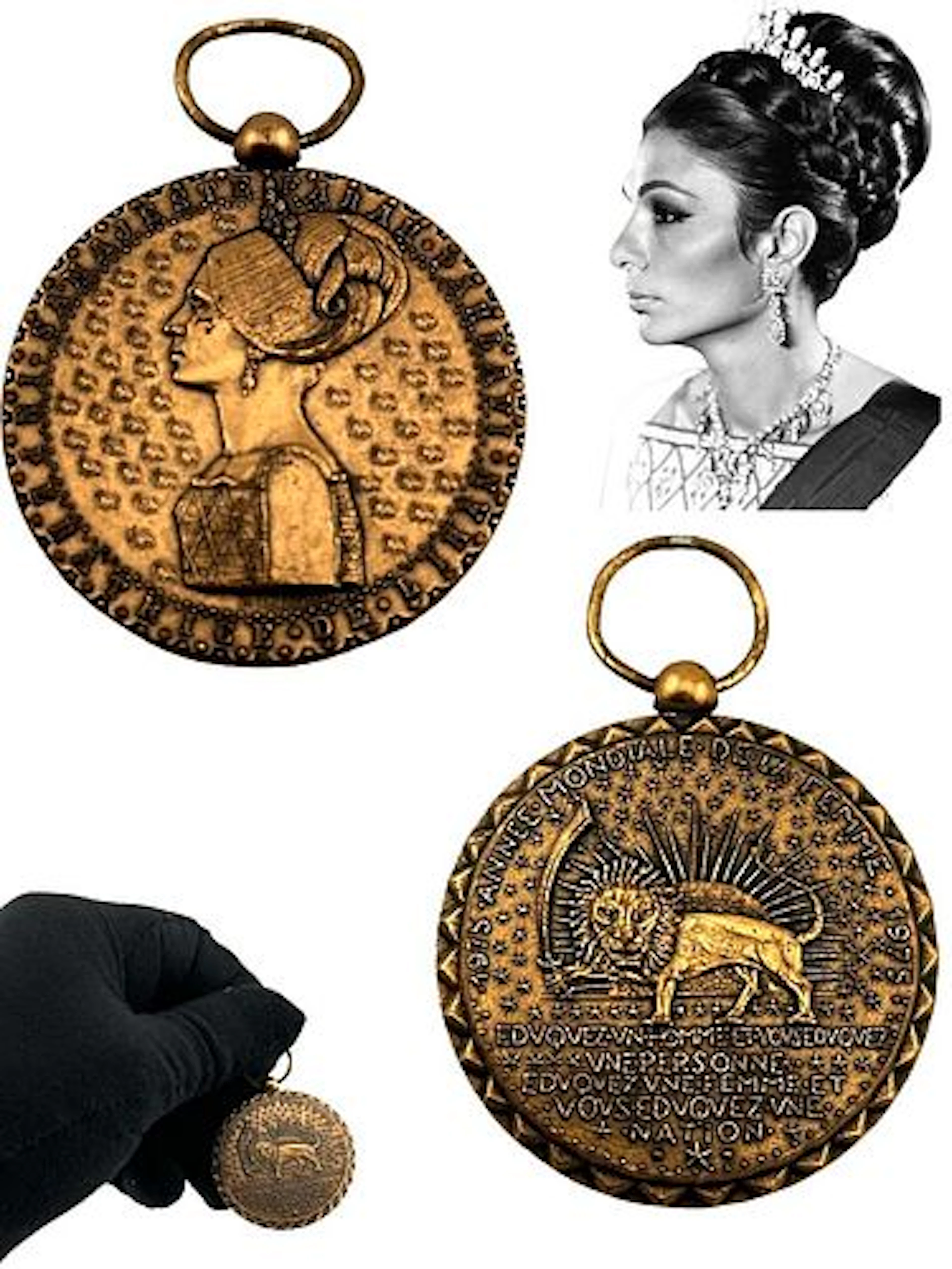 Iran Persian Pahlavi Era, 1975 International Women's Year Commemorative