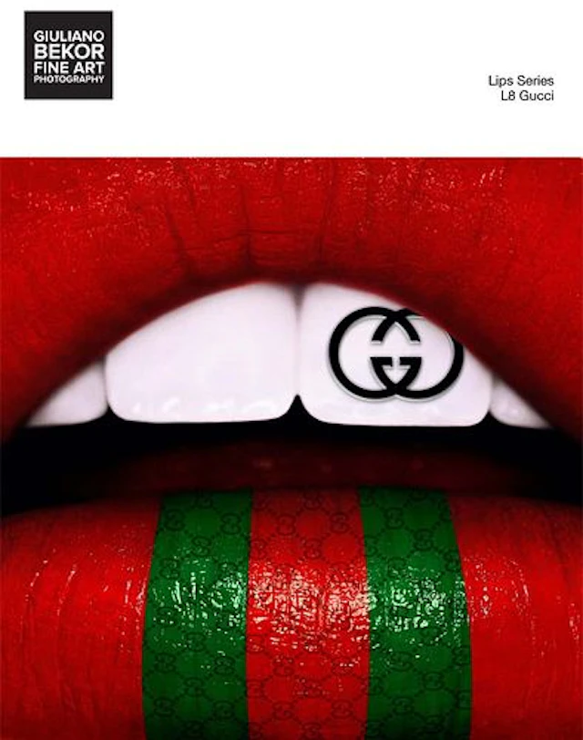 A Giuliano Bekor Fine Art Photography, Lips L8 Gucci
