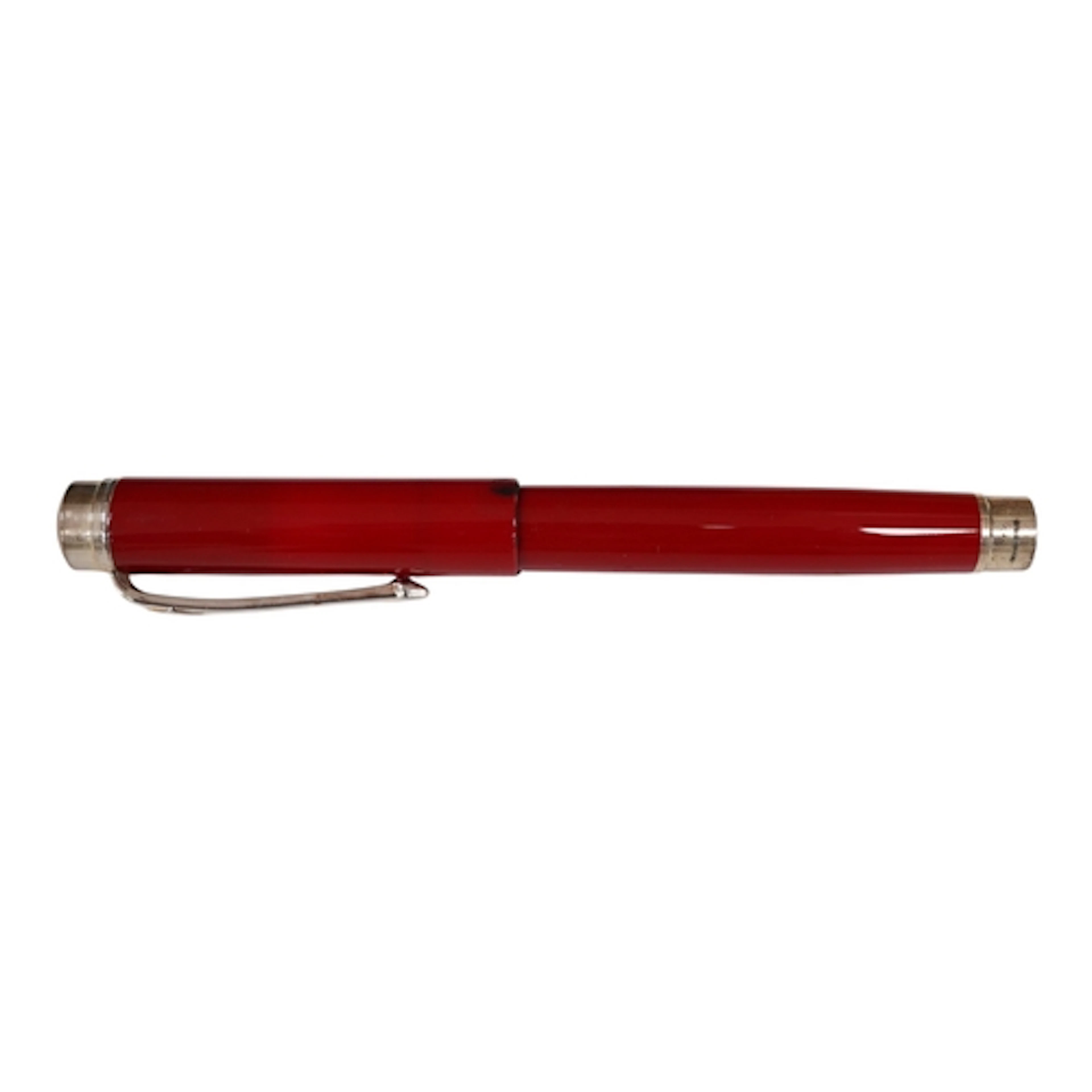 A Conway Stewart Silvicity fountain pen, modena red 4/20 14k...