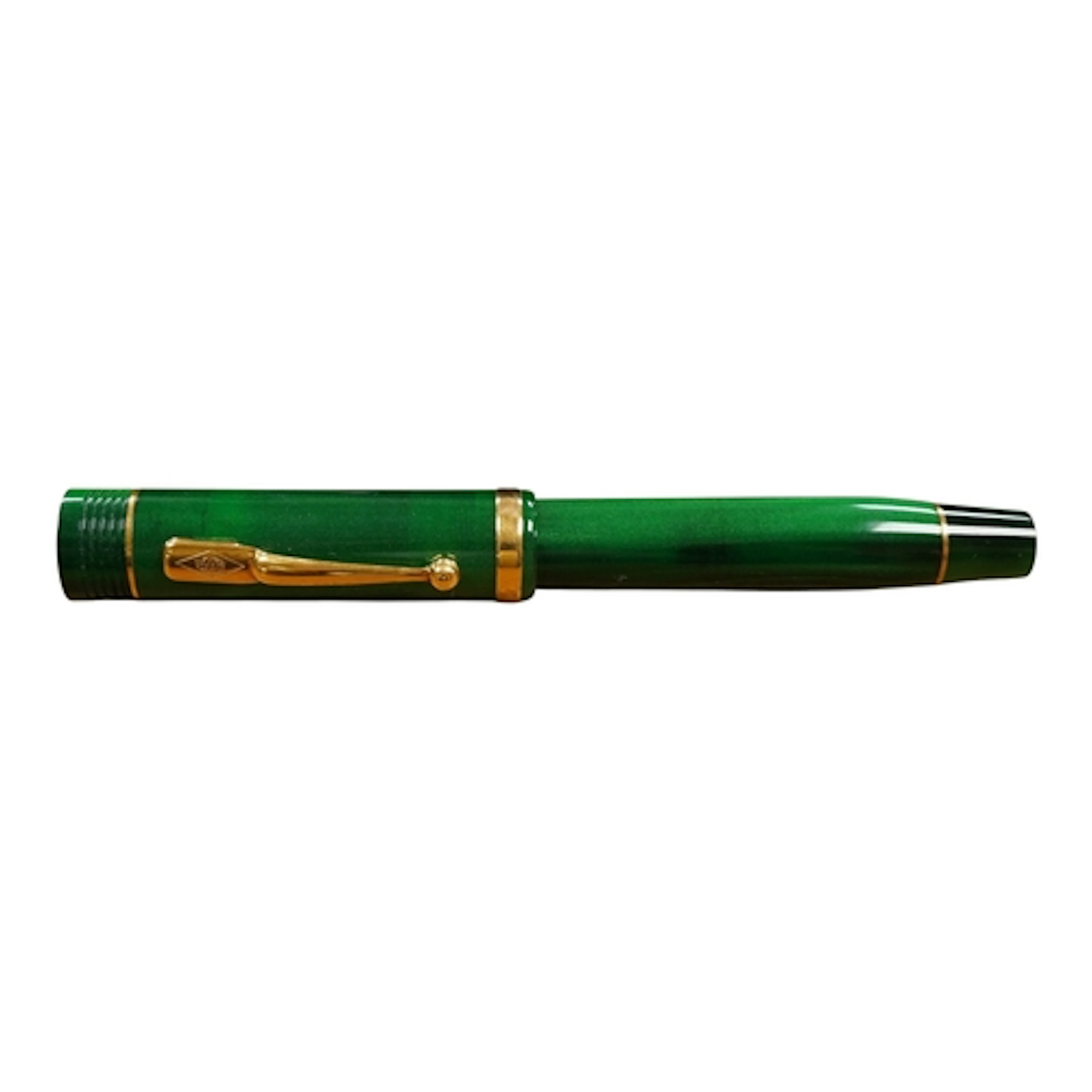 A Conway Stewart Churchill fountain pen, evergreen 16/100 18...