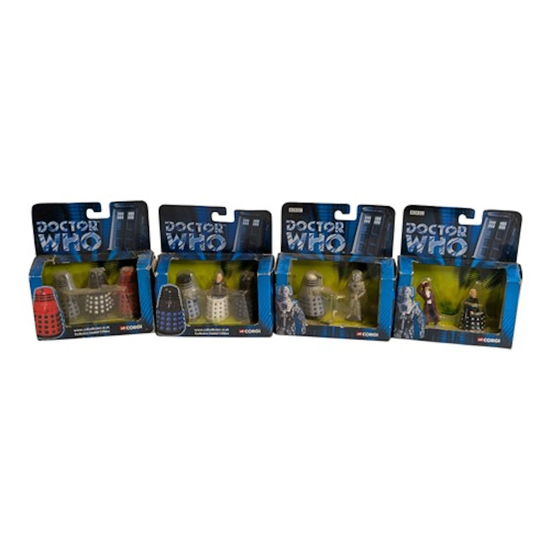 4 x Scificollector Dr Who Corgi Sets: CP96211 3-Piece Dalek ...