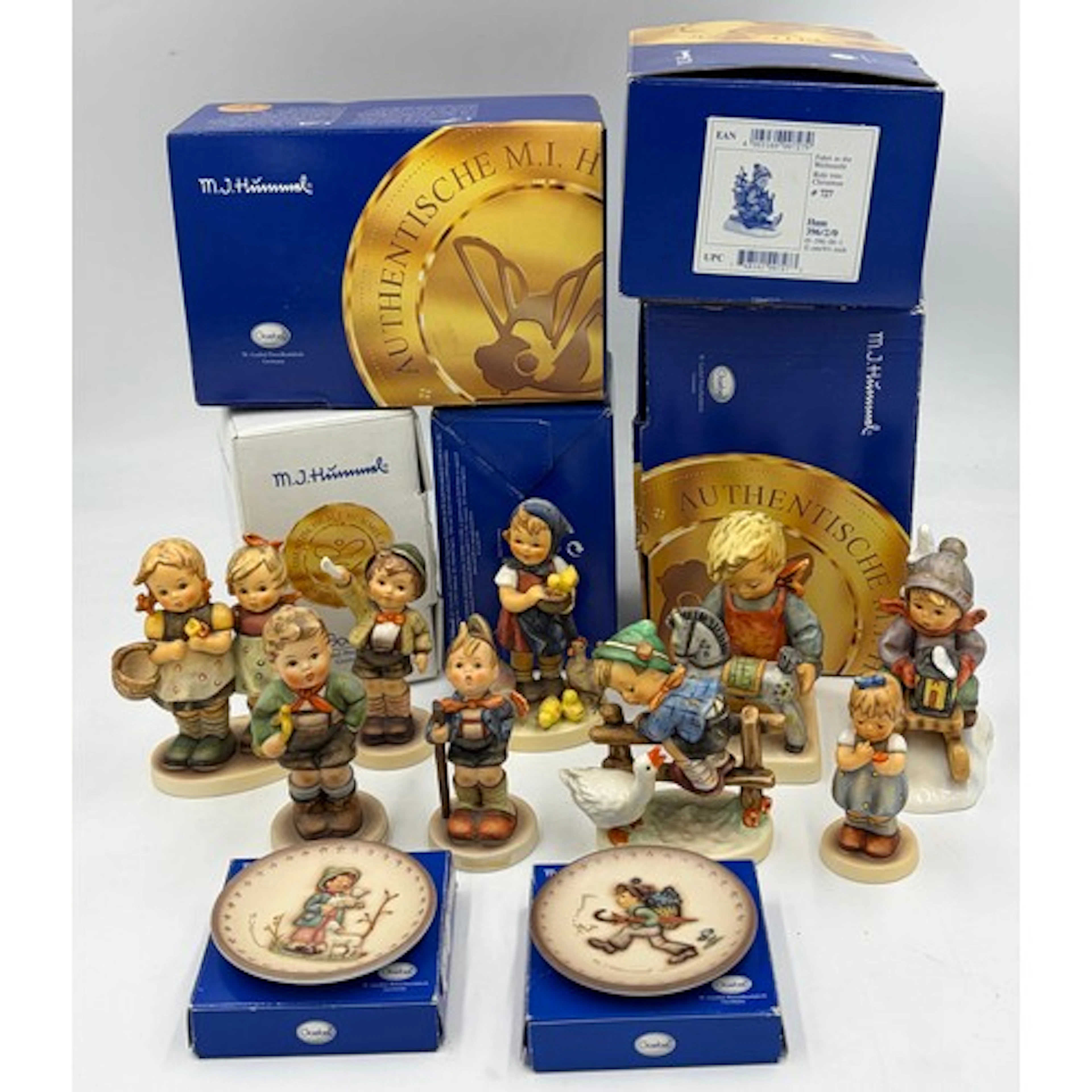 Hummel figures; 'Daddy's Girl', 'Come back soon', 'Feeding t...