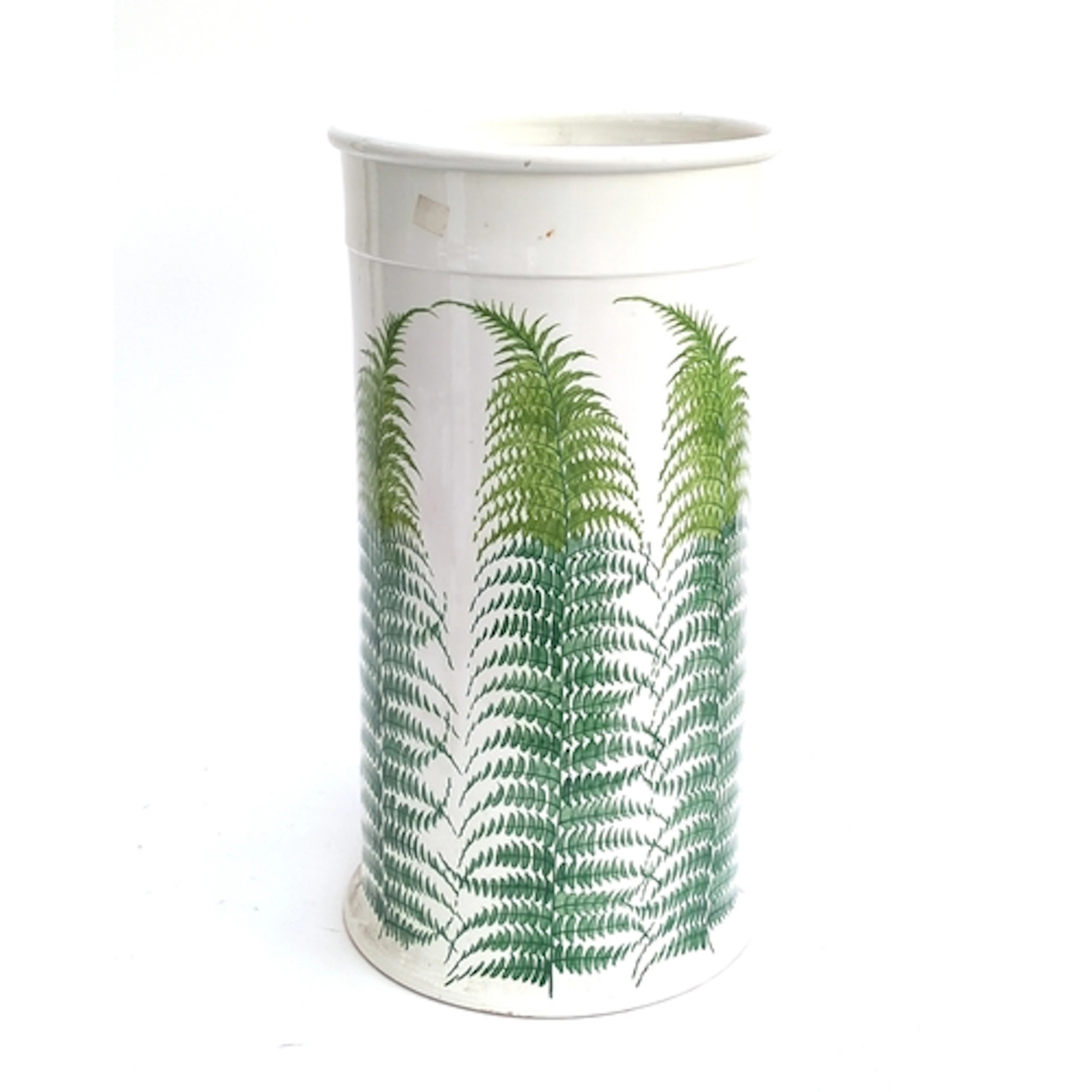 Interior design interest: A large white glazed stick stand b...