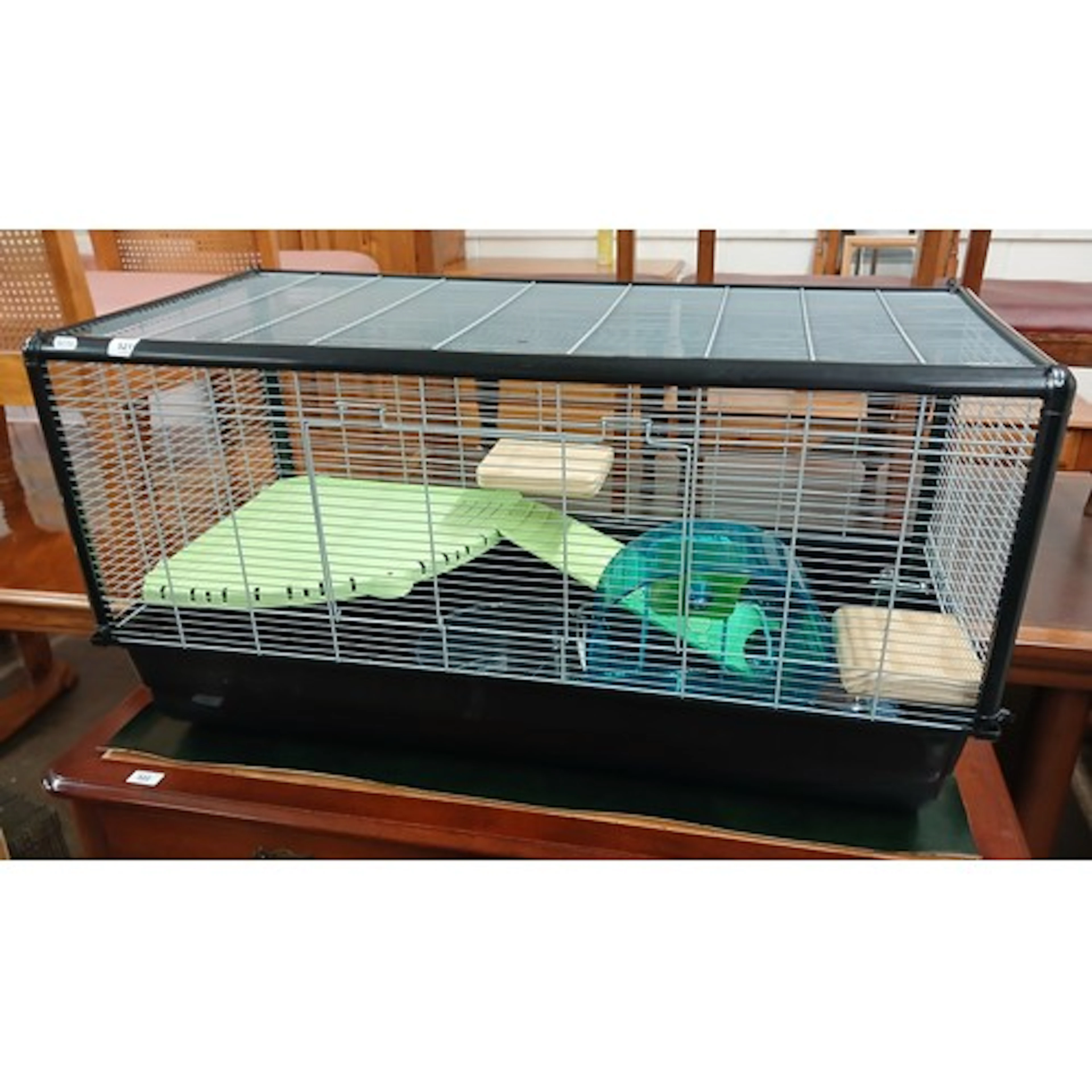 Large hamster cage.